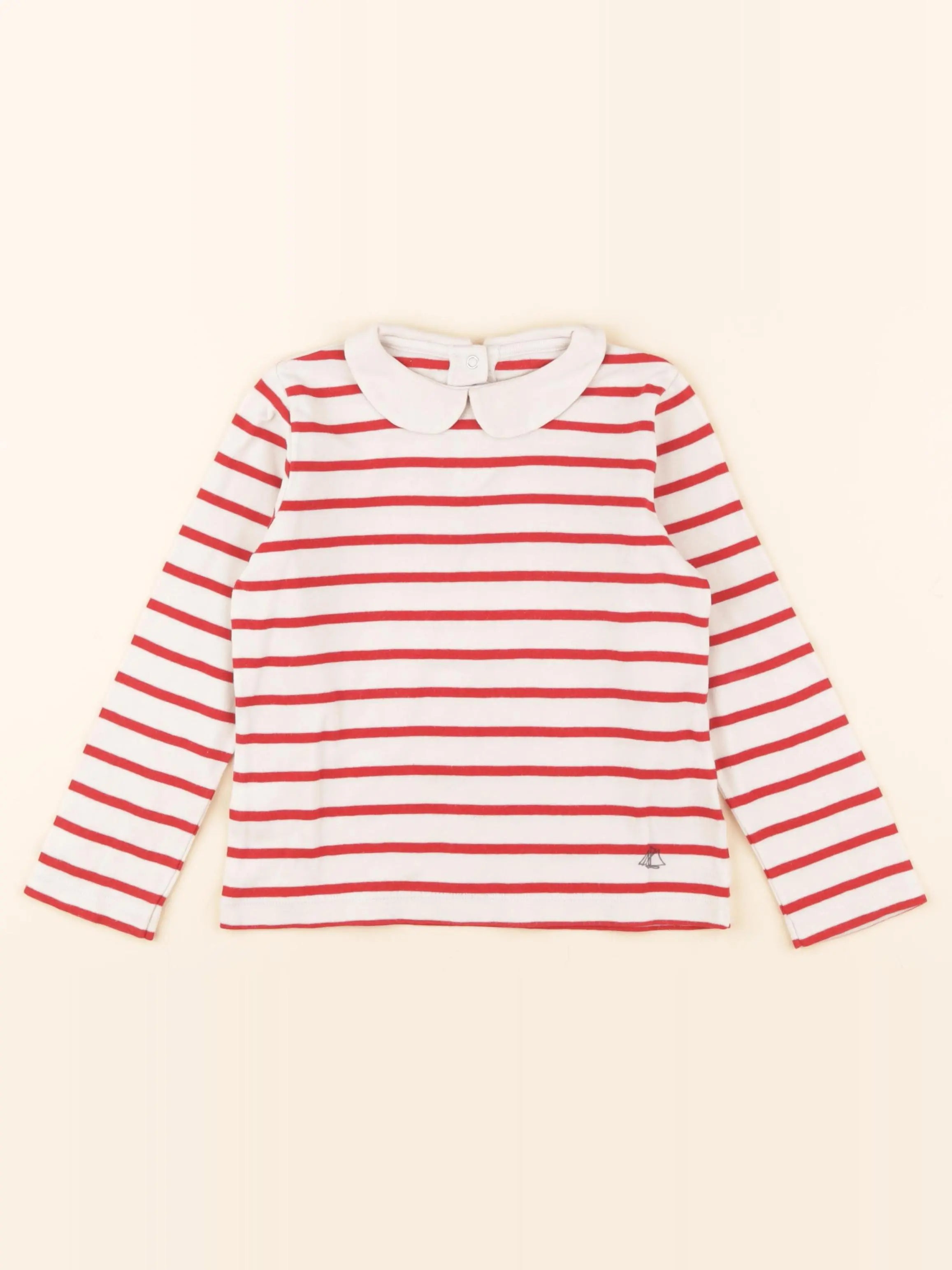 Tee-shirt rouge, blanc