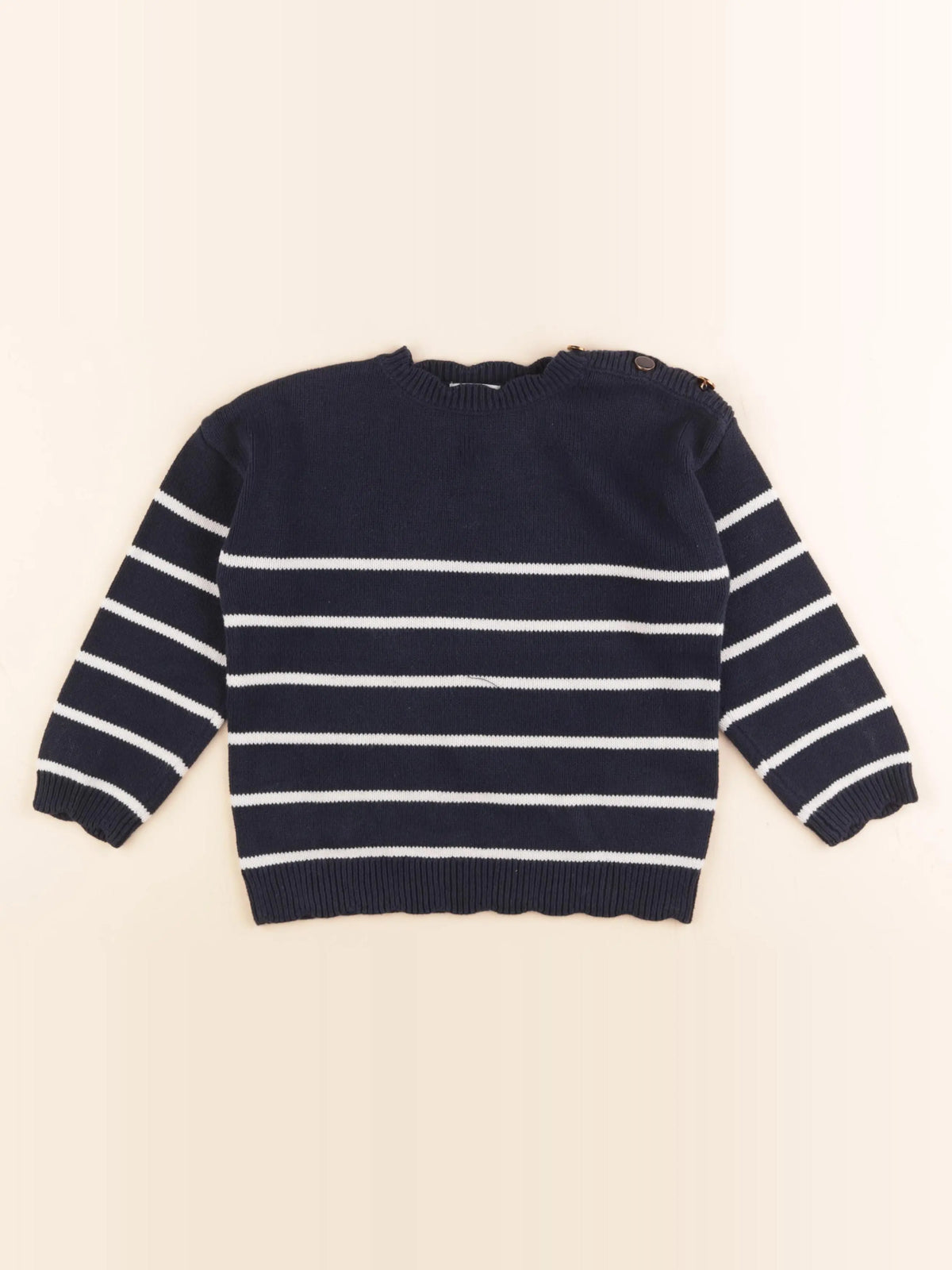 Vertbaudet - pull bleu - 6 ans