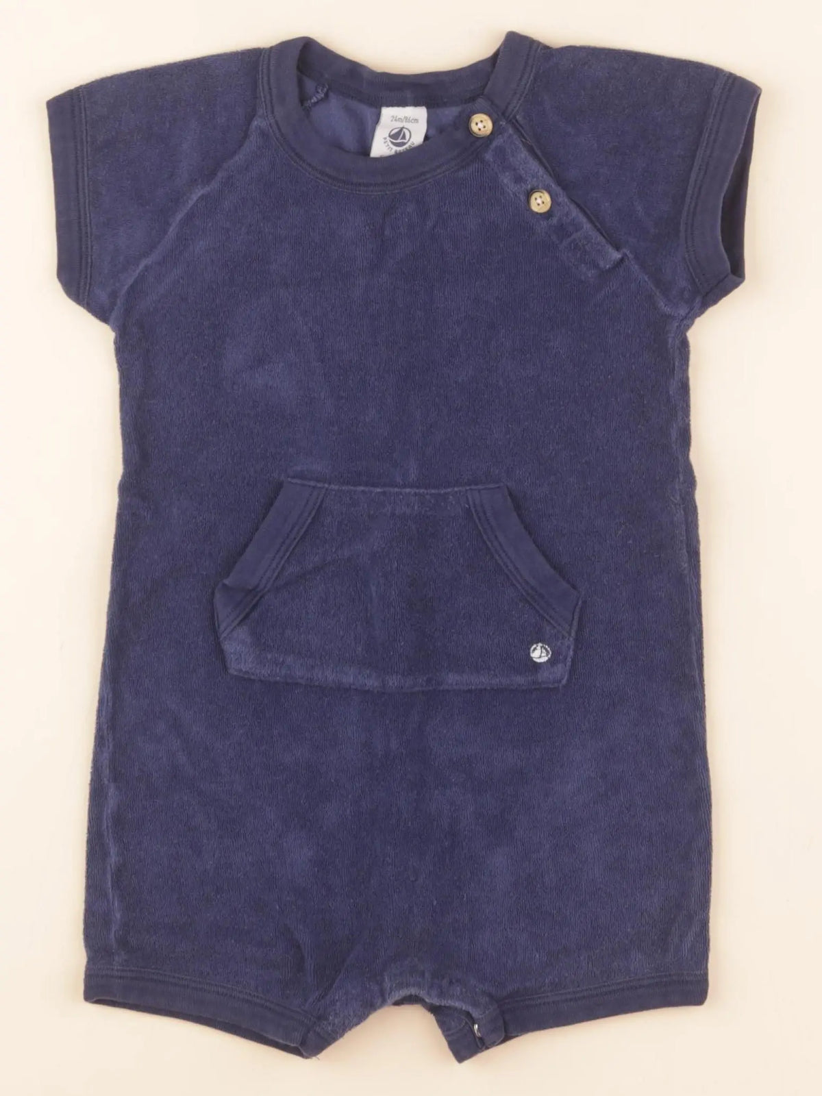 Combinaison coton bleu