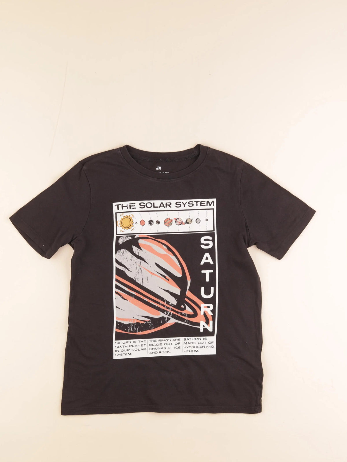 H&M - tee-shirt multicolore - 8/10 ans