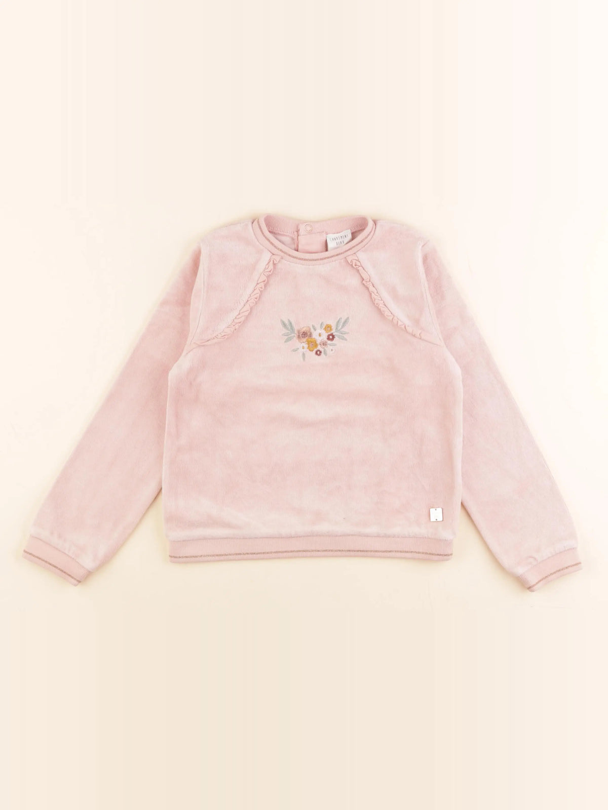 Carrément Beau - sweat rose - 6 ans