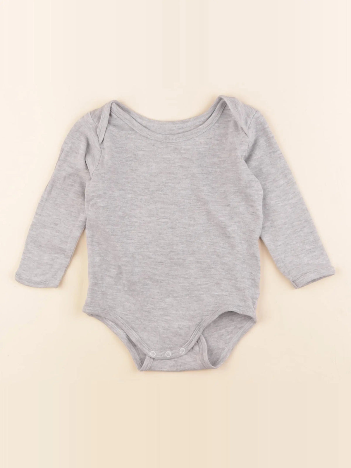 Vertbaudet - body gris - 18 mois