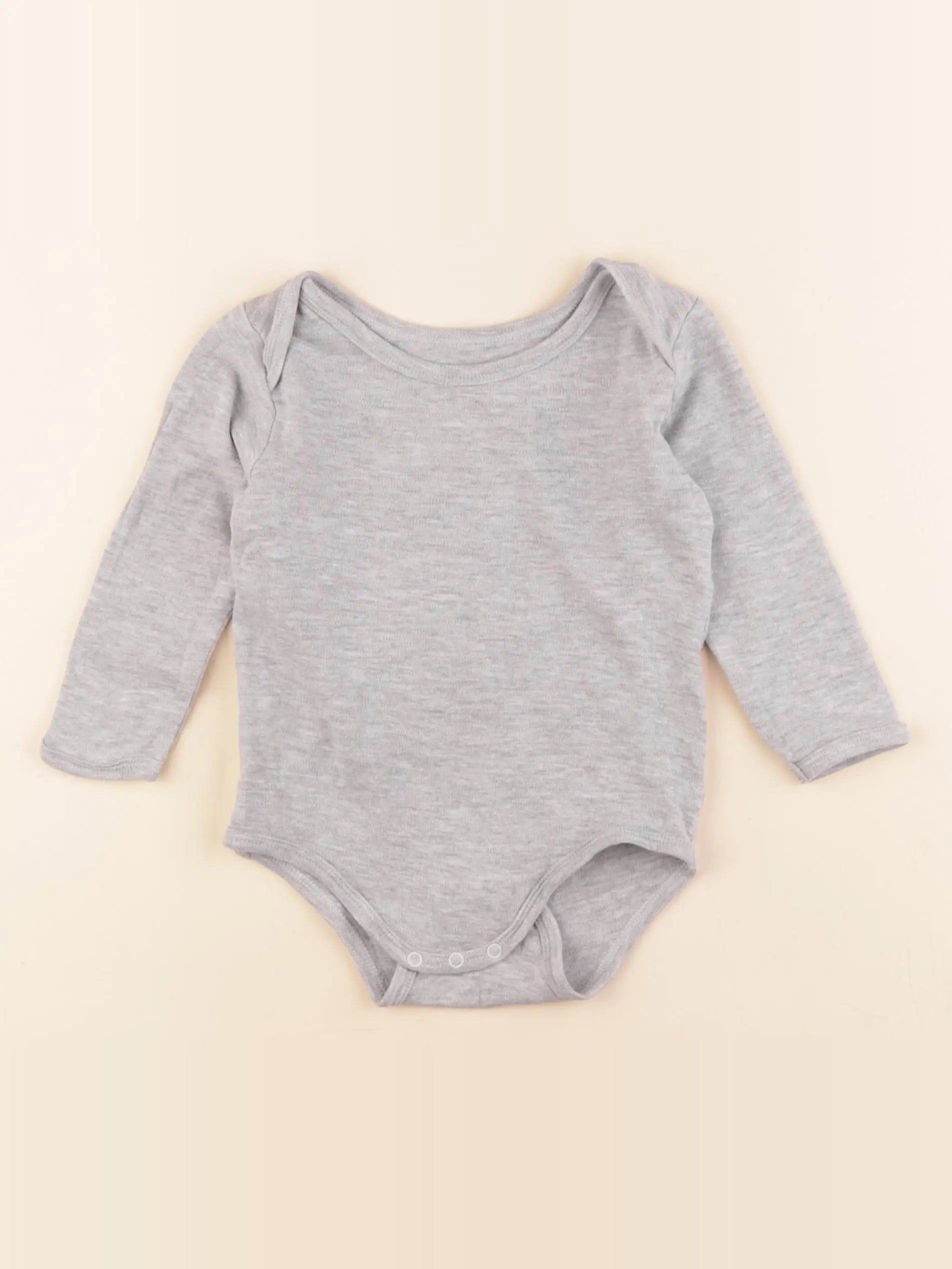 Vertbaudet - body gris - 18 mois