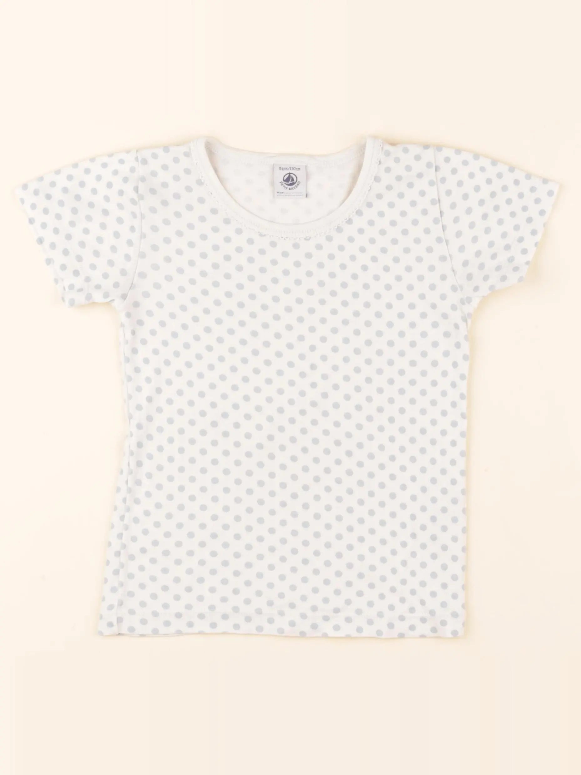 Maillot de corps beige, bleu