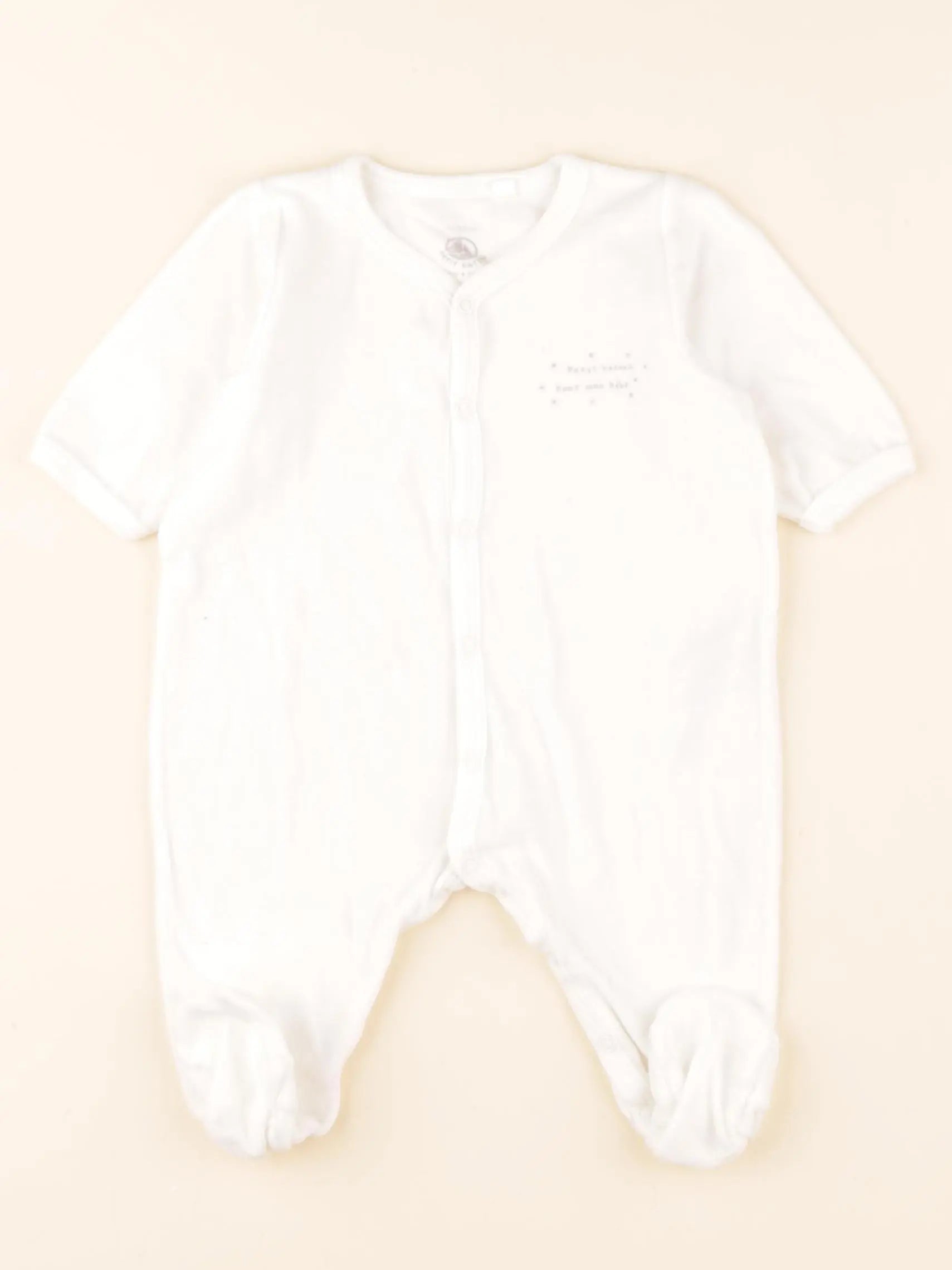 Pyjama velours blanc