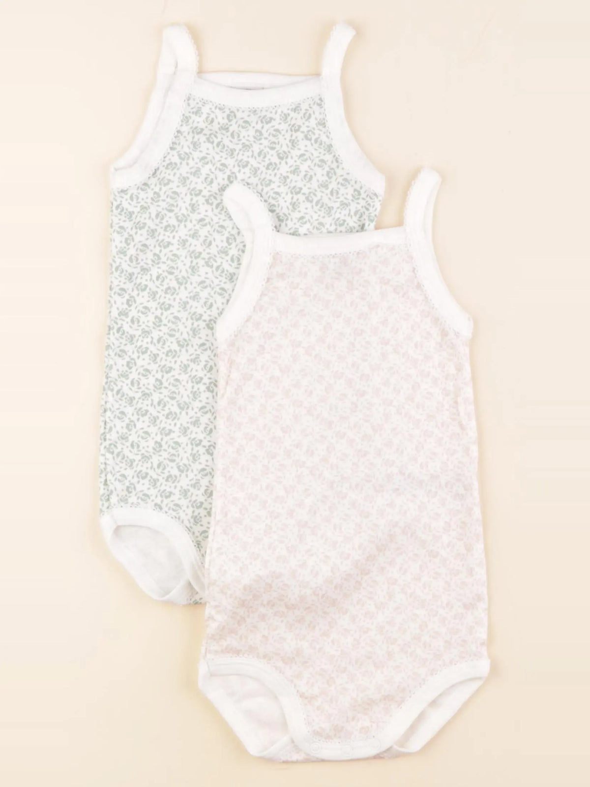 Petit Bateau - lot de 2 bodies en coton multicolore - 18 mois