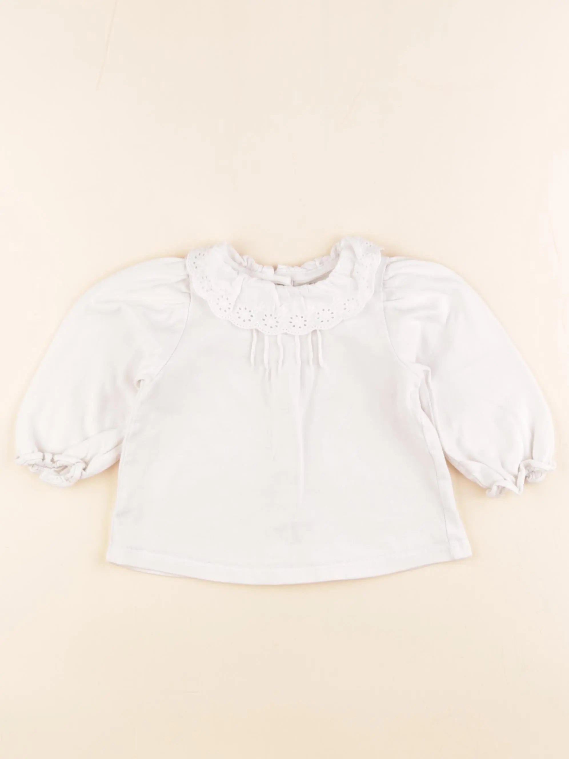 Cyrillus - tee-shirt blanc - 18 mois