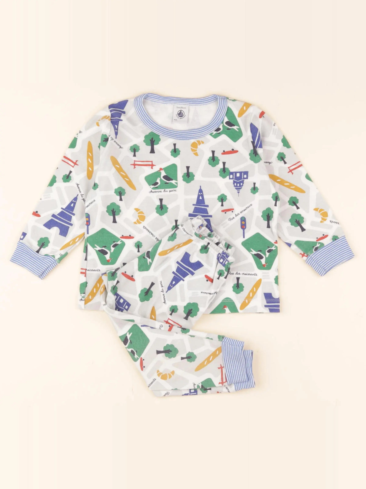 Pyjama coton multicolore
