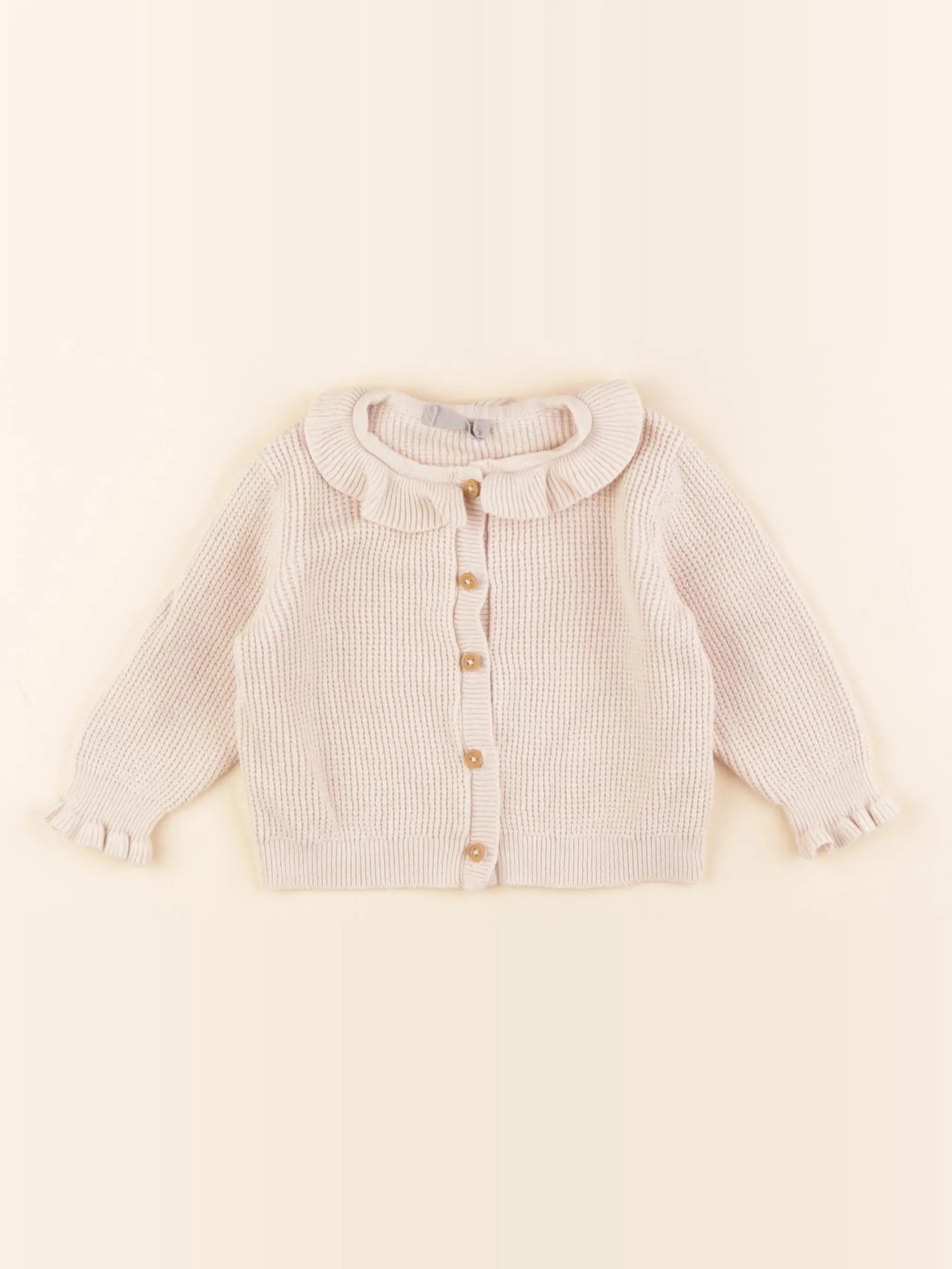 Boutchou - gilet rose - 9 mois