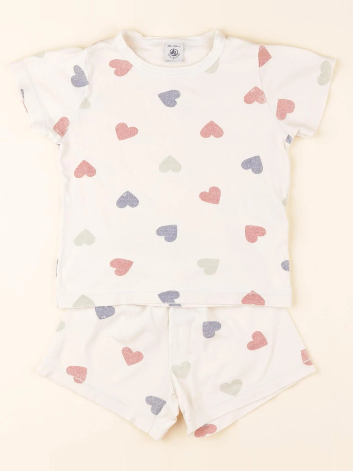 Pyjama coton beige