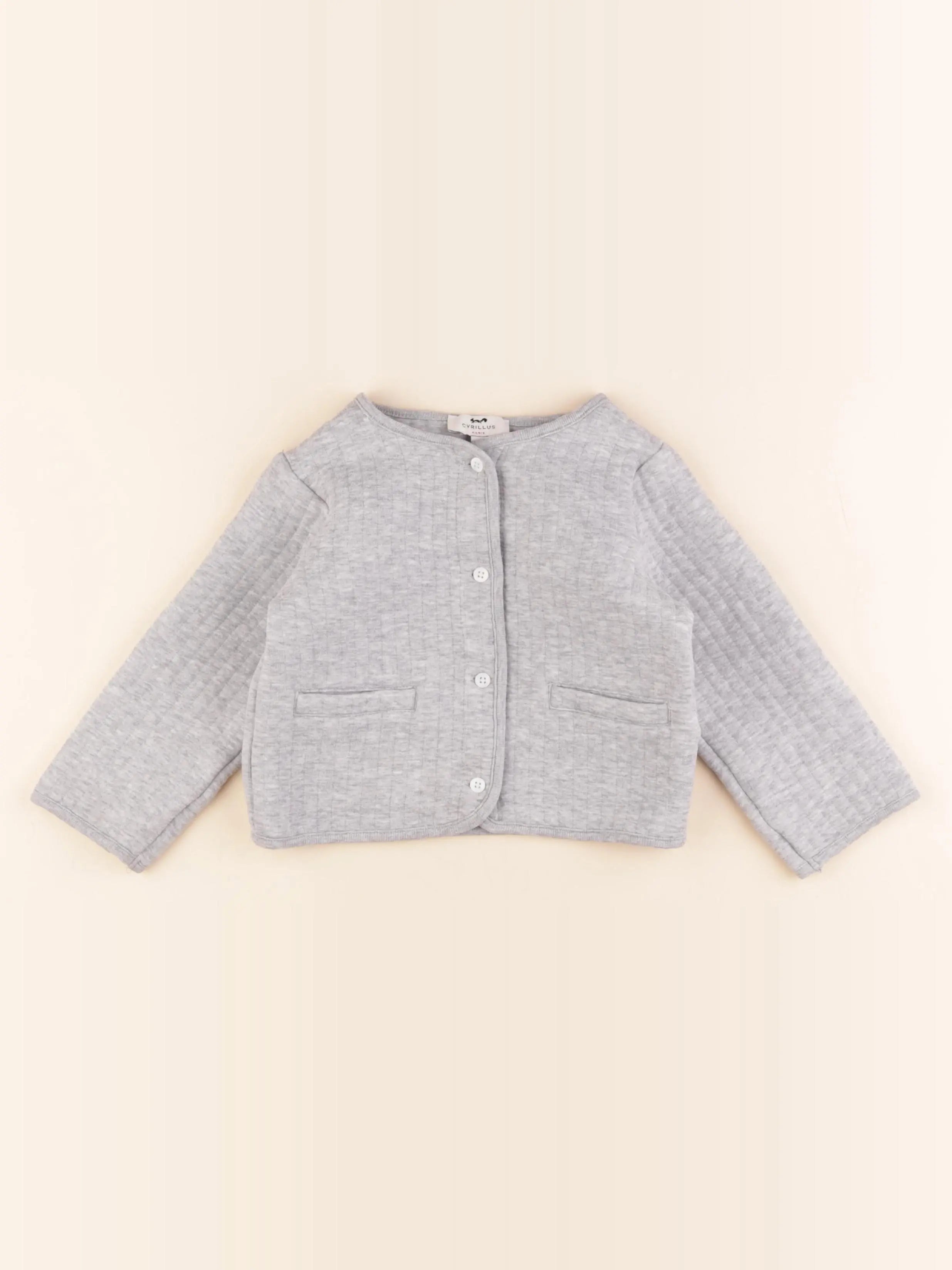 Cyrillus - sweat gris - 24 mois