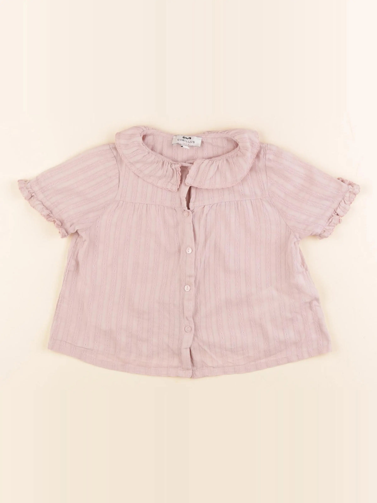 Cyrillus - chemise rose - 4 ans