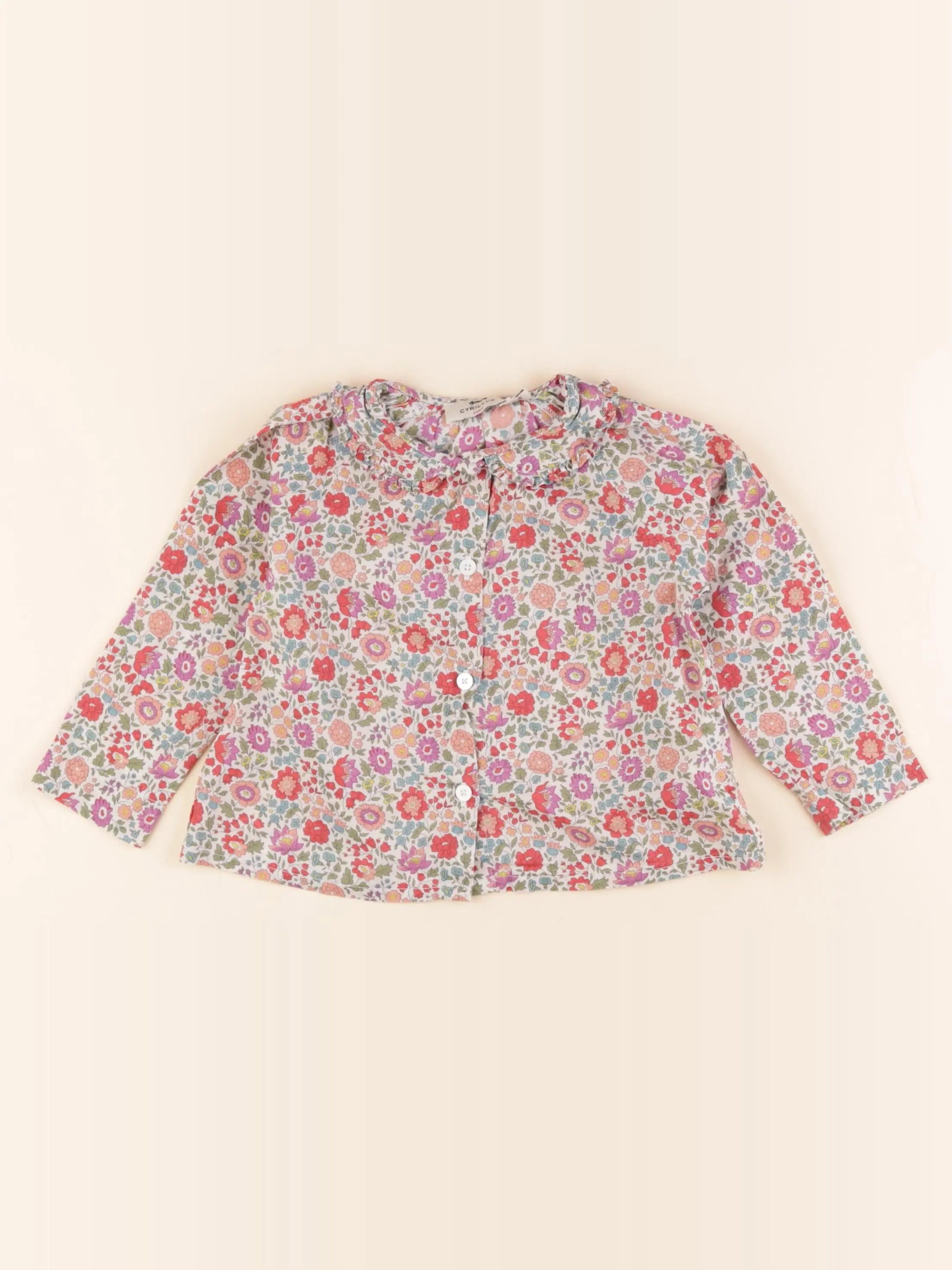 Cyrillus - chemise multicolore - 18 mois