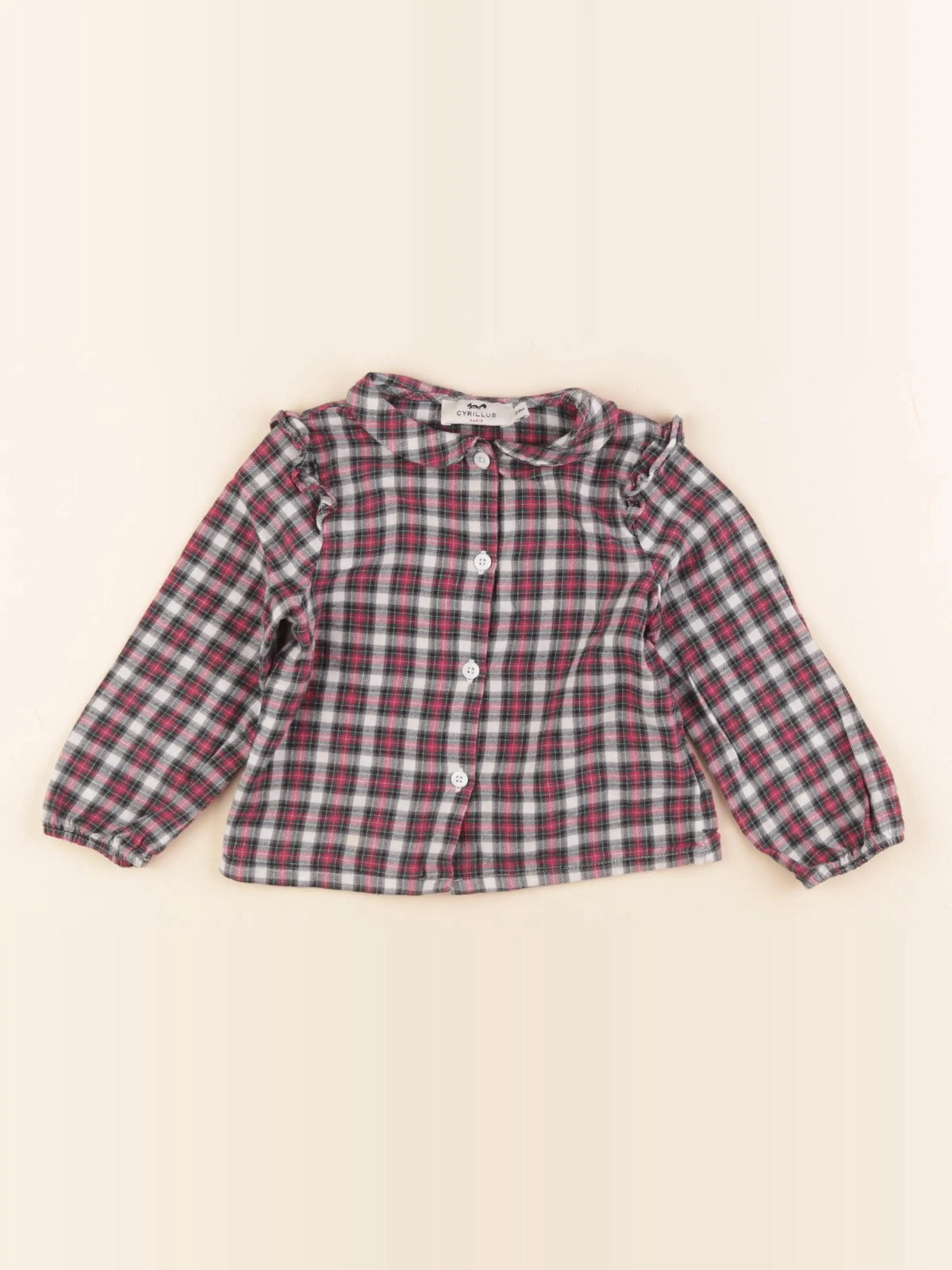 Cyrillus - chemise multicolore - 24 mois