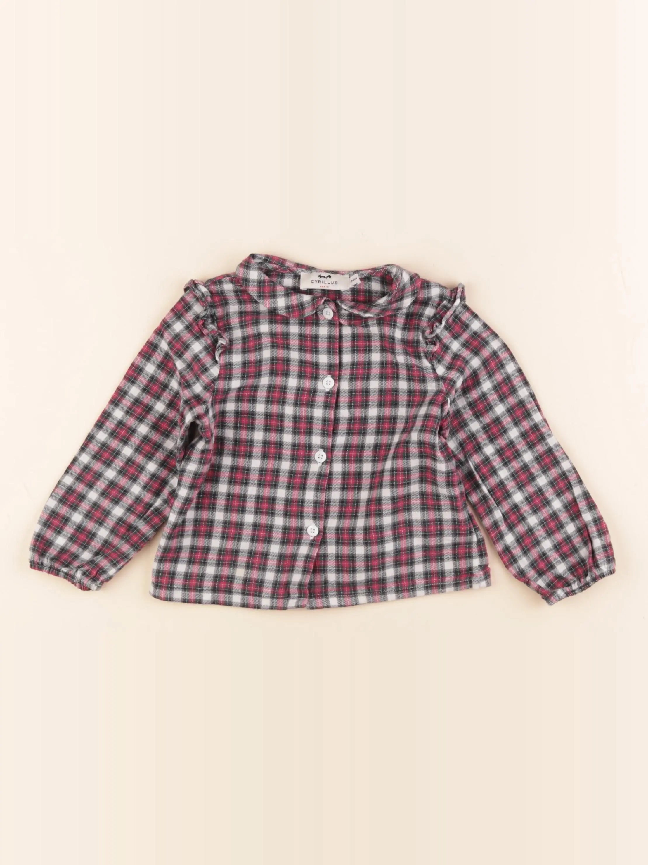 Cyrillus - chemise multicolore - 24 mois