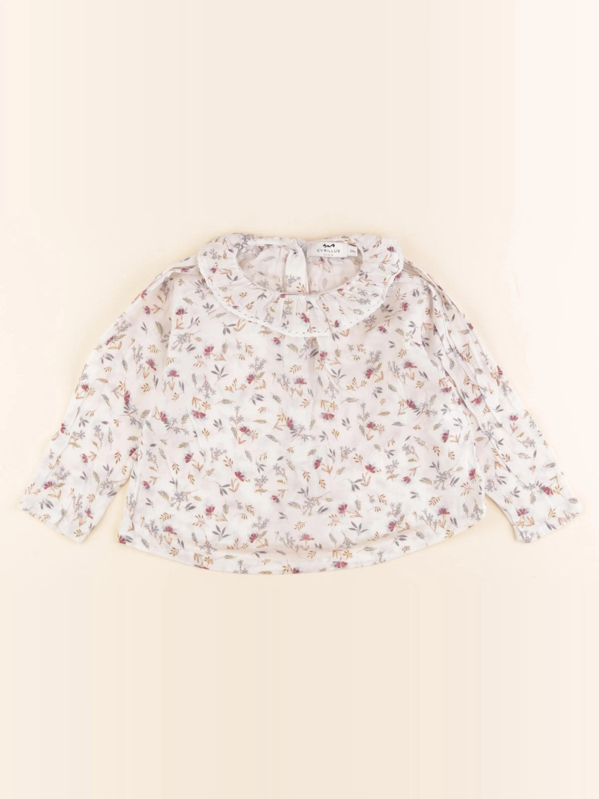 Cyrillus - blouse multicolore - 24 mois