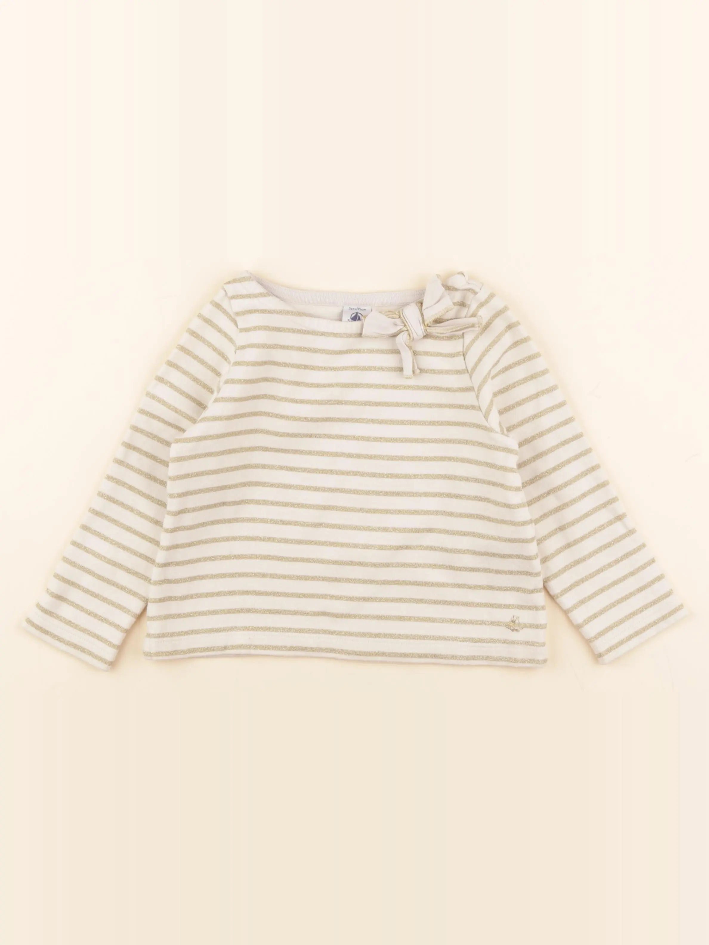 Tee-shirt beige, or
