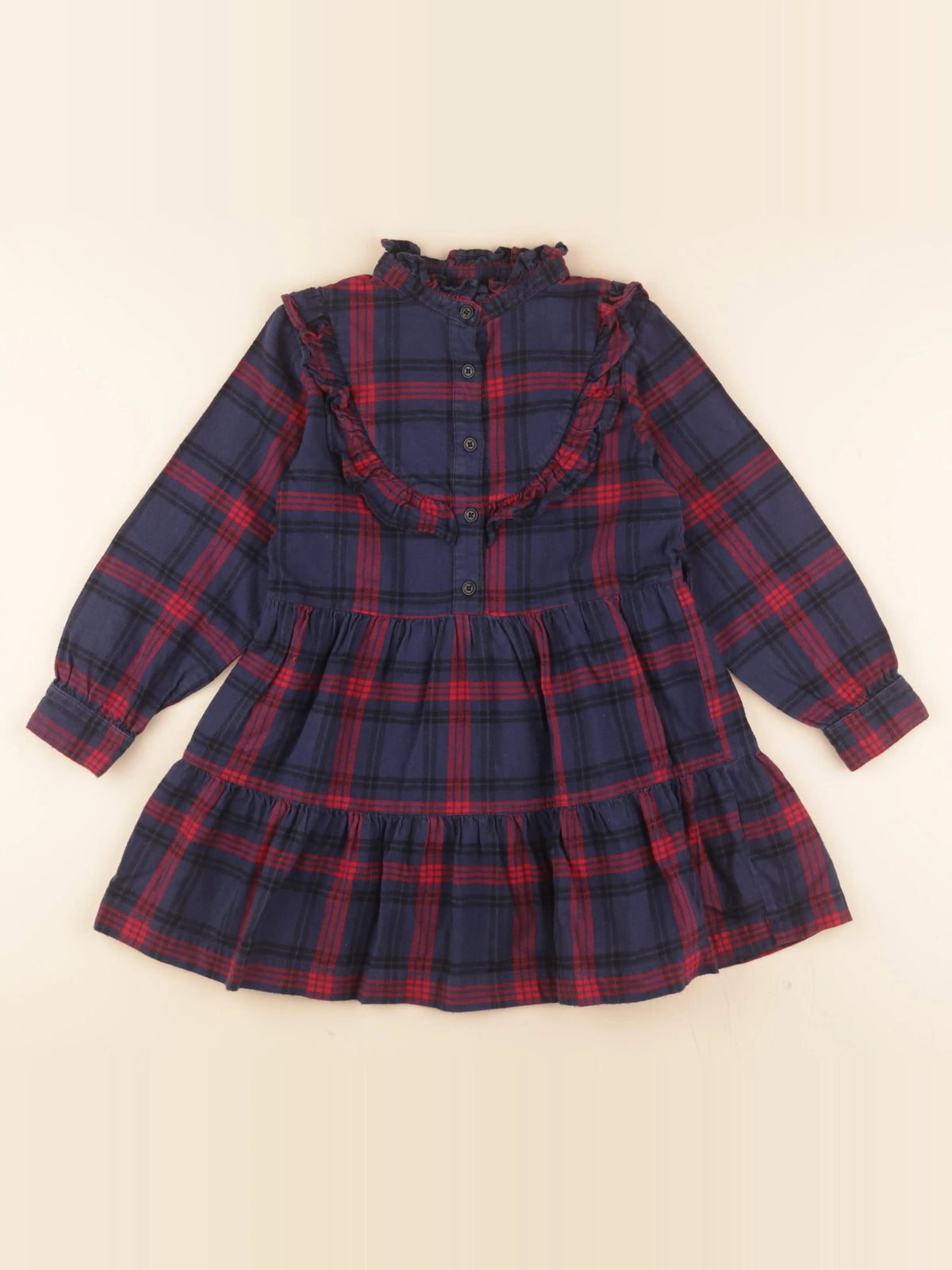 Robe bleu, rouge