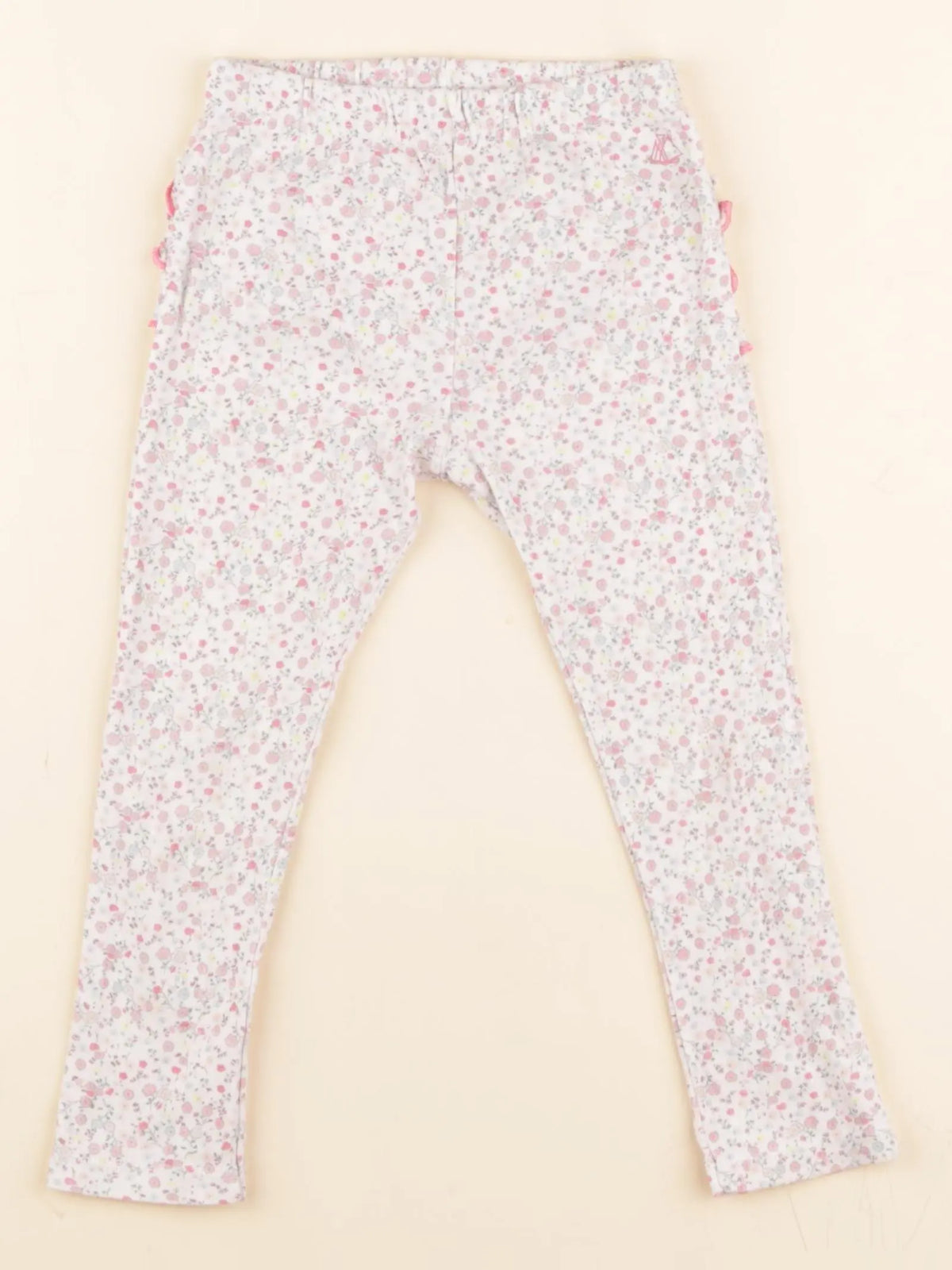 Legging volants au dos multicolore