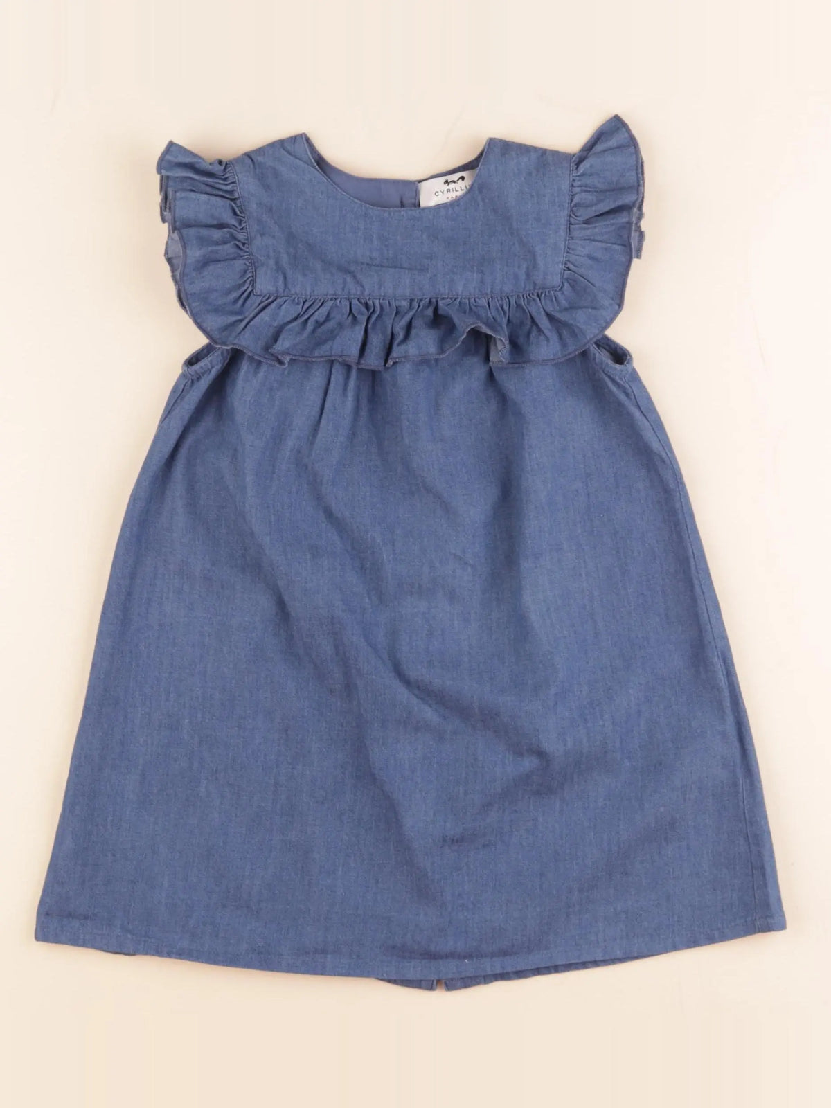 Cyrillus - robe bleu - 24 mois