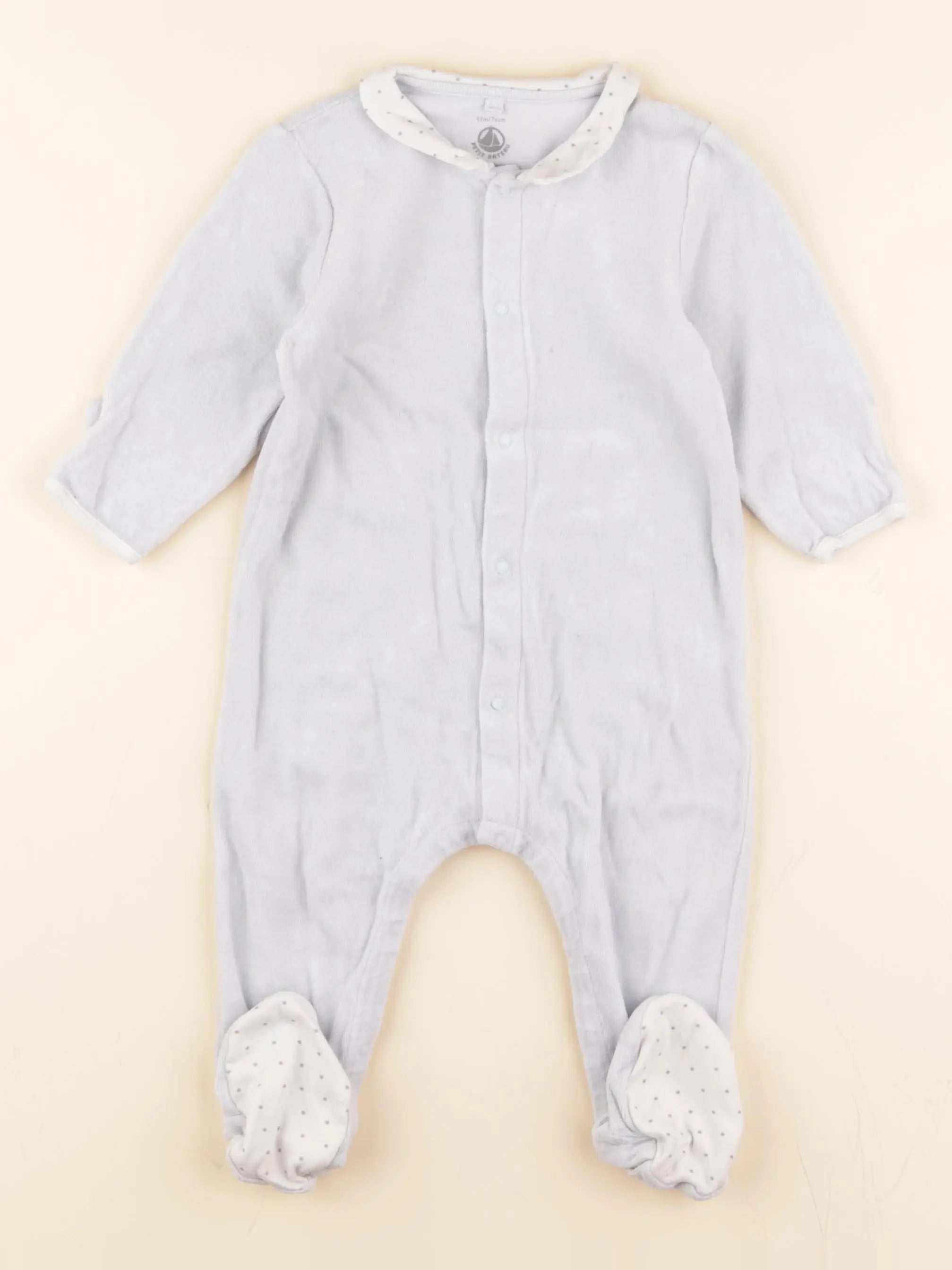 Pyjama velours bleu