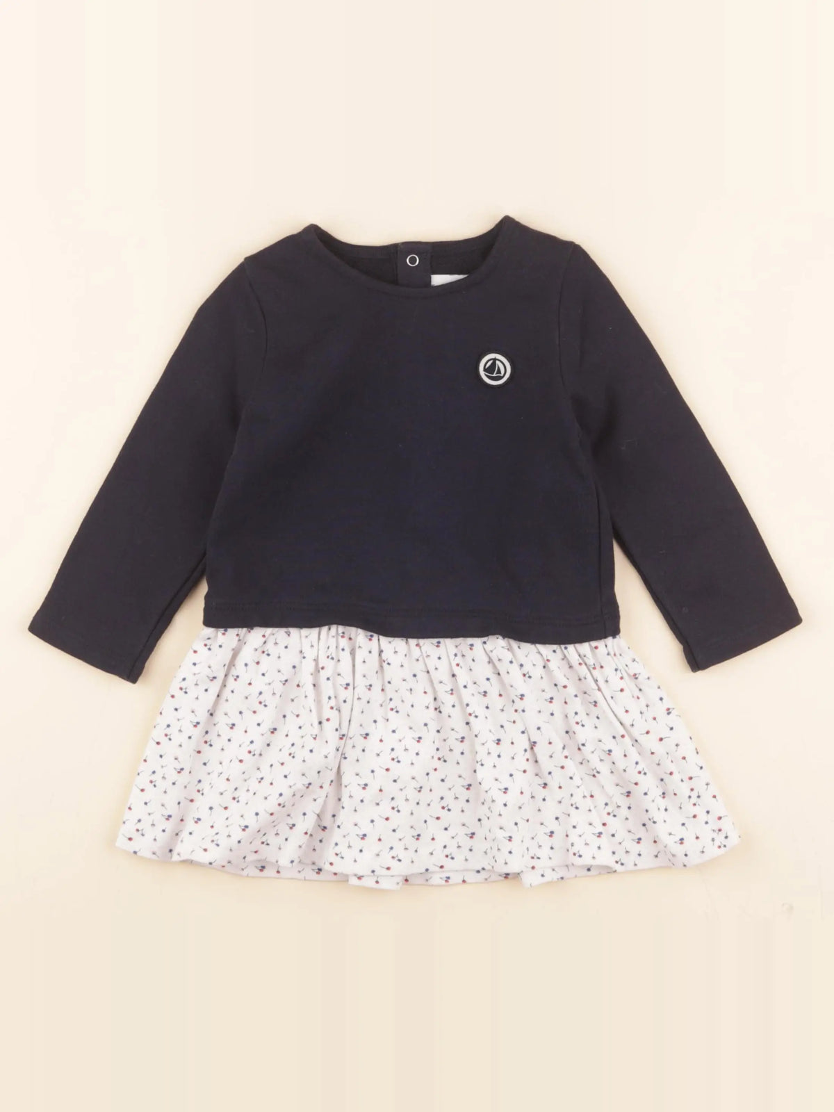 Robe bleu, blanc