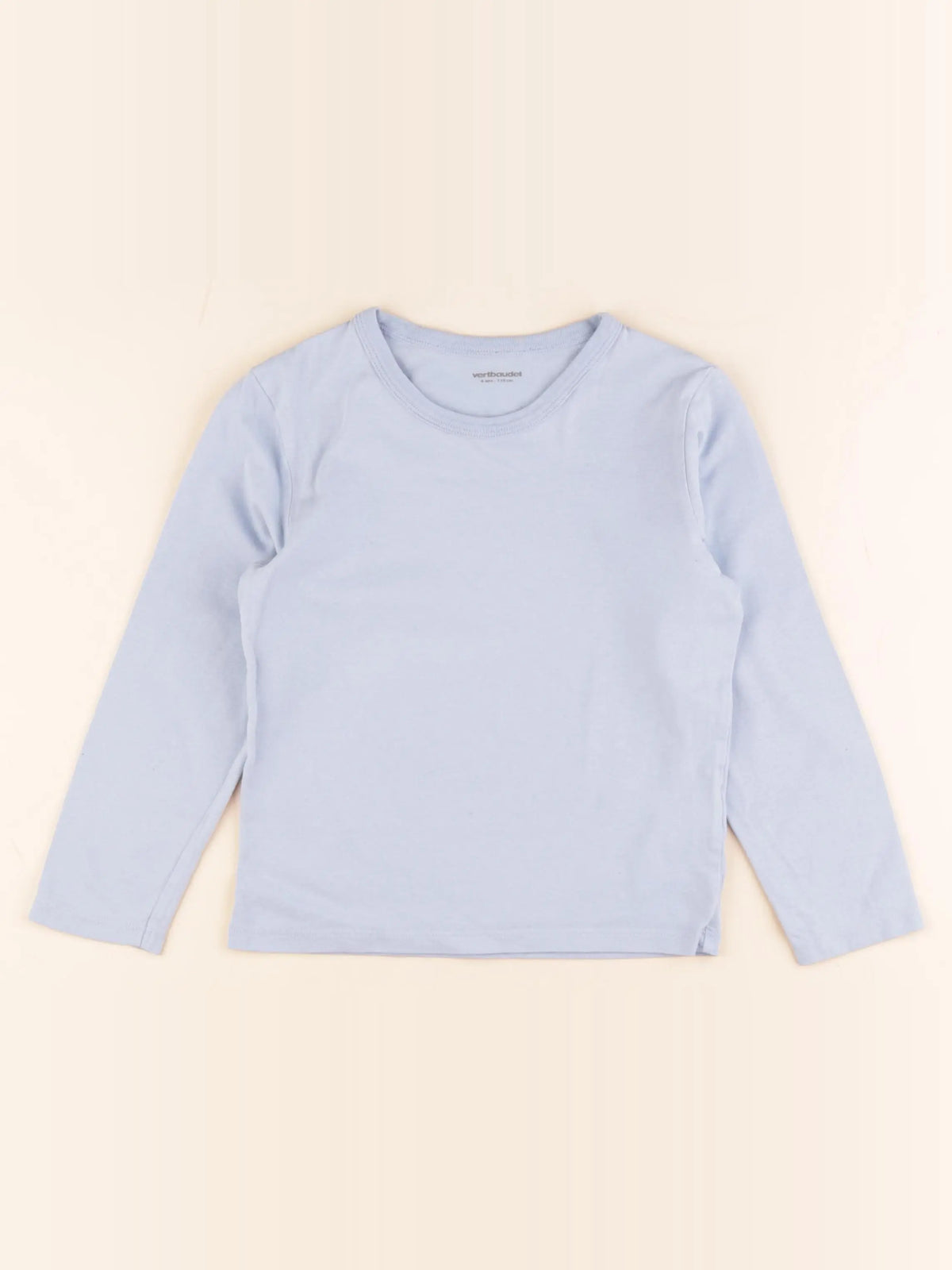 Vertbaudet - tee-shirt bleu - 6 ans