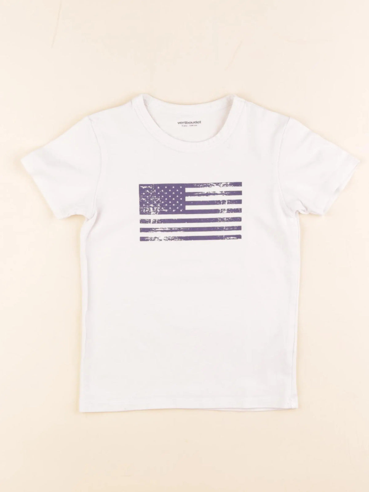 Vertbaudet - tee-shirt blanc - 5 ans