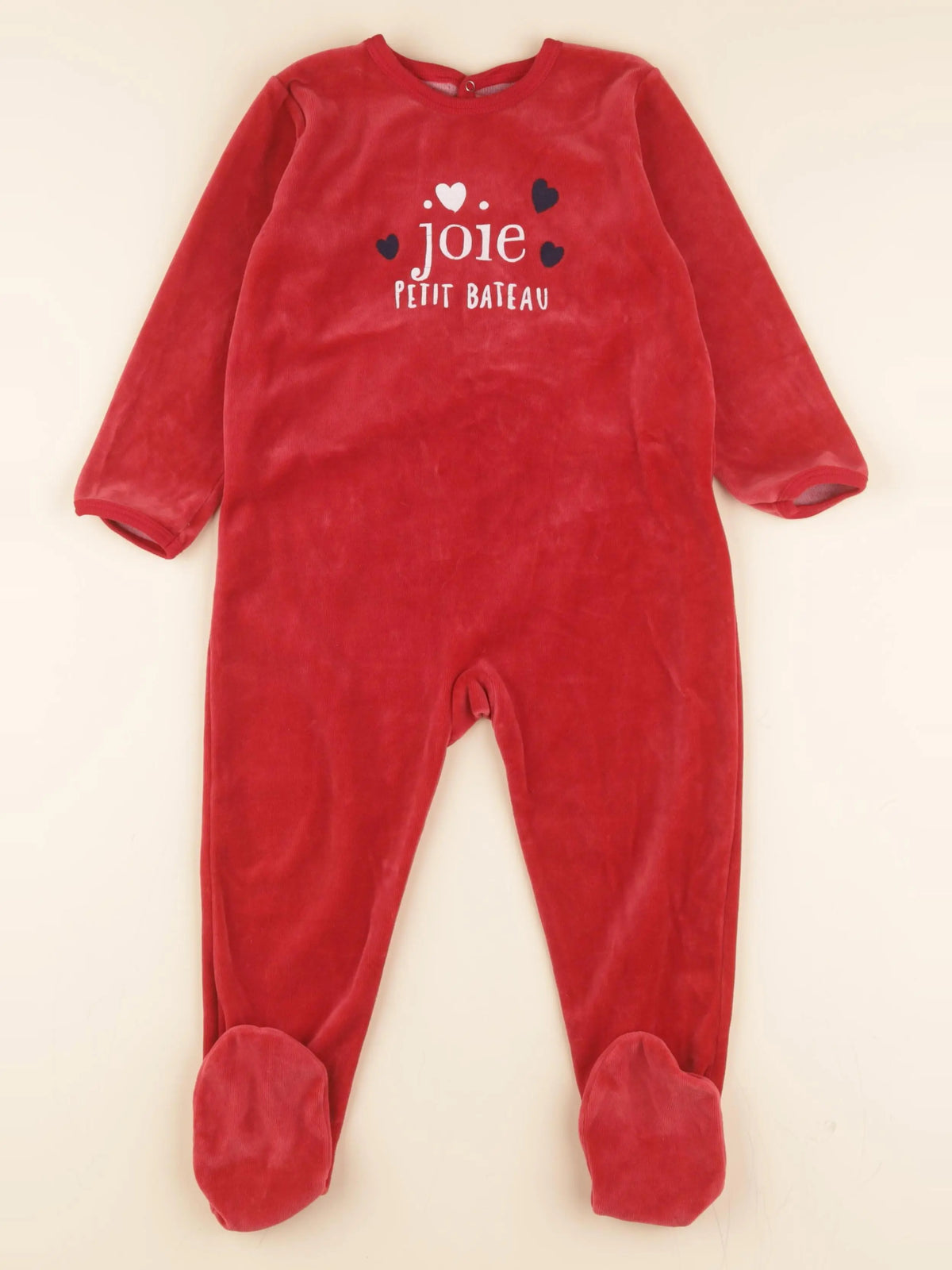 Pyjama velours rouge