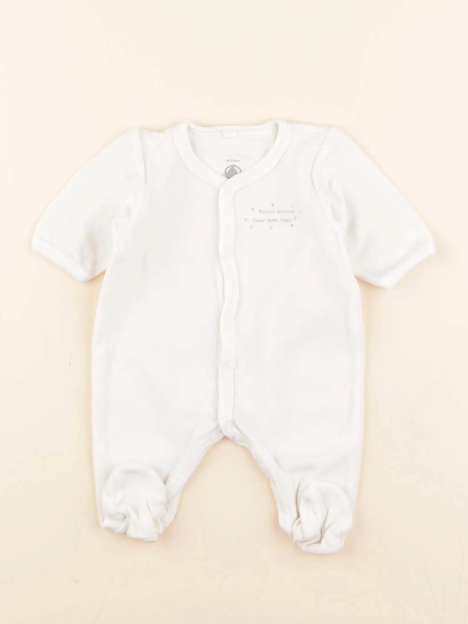 Pyjama velours blanc