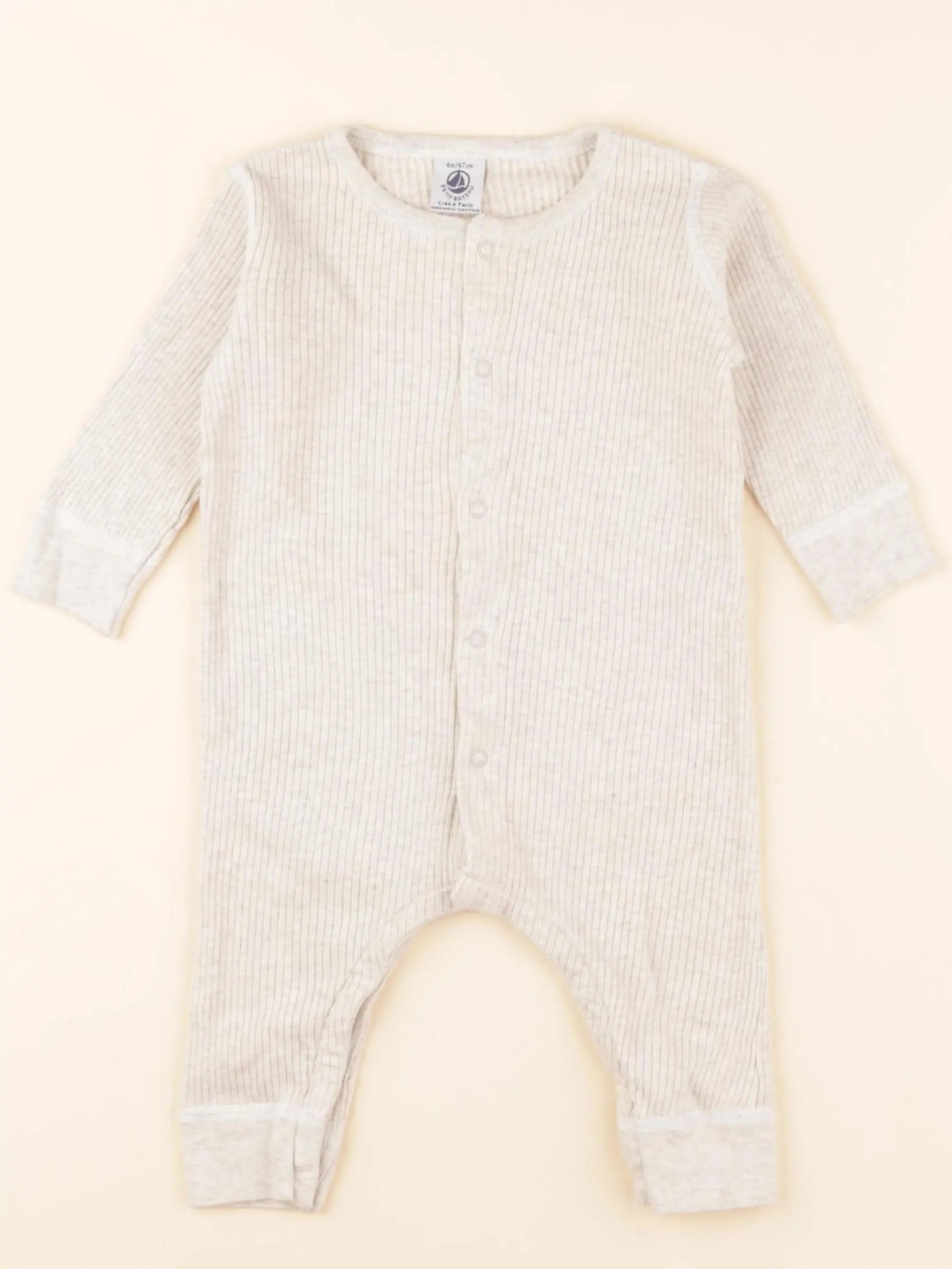 Pyjama coton beige