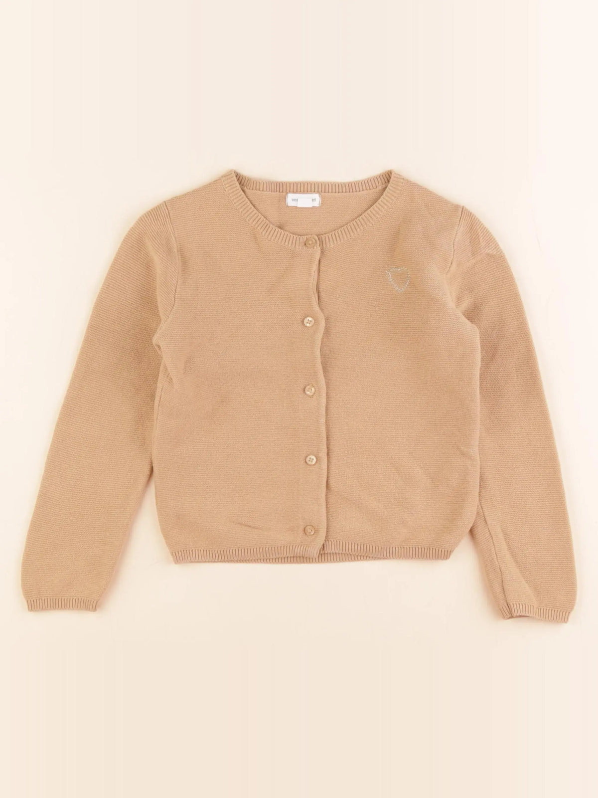 Vertbaudet - gilet marron - 36 mois