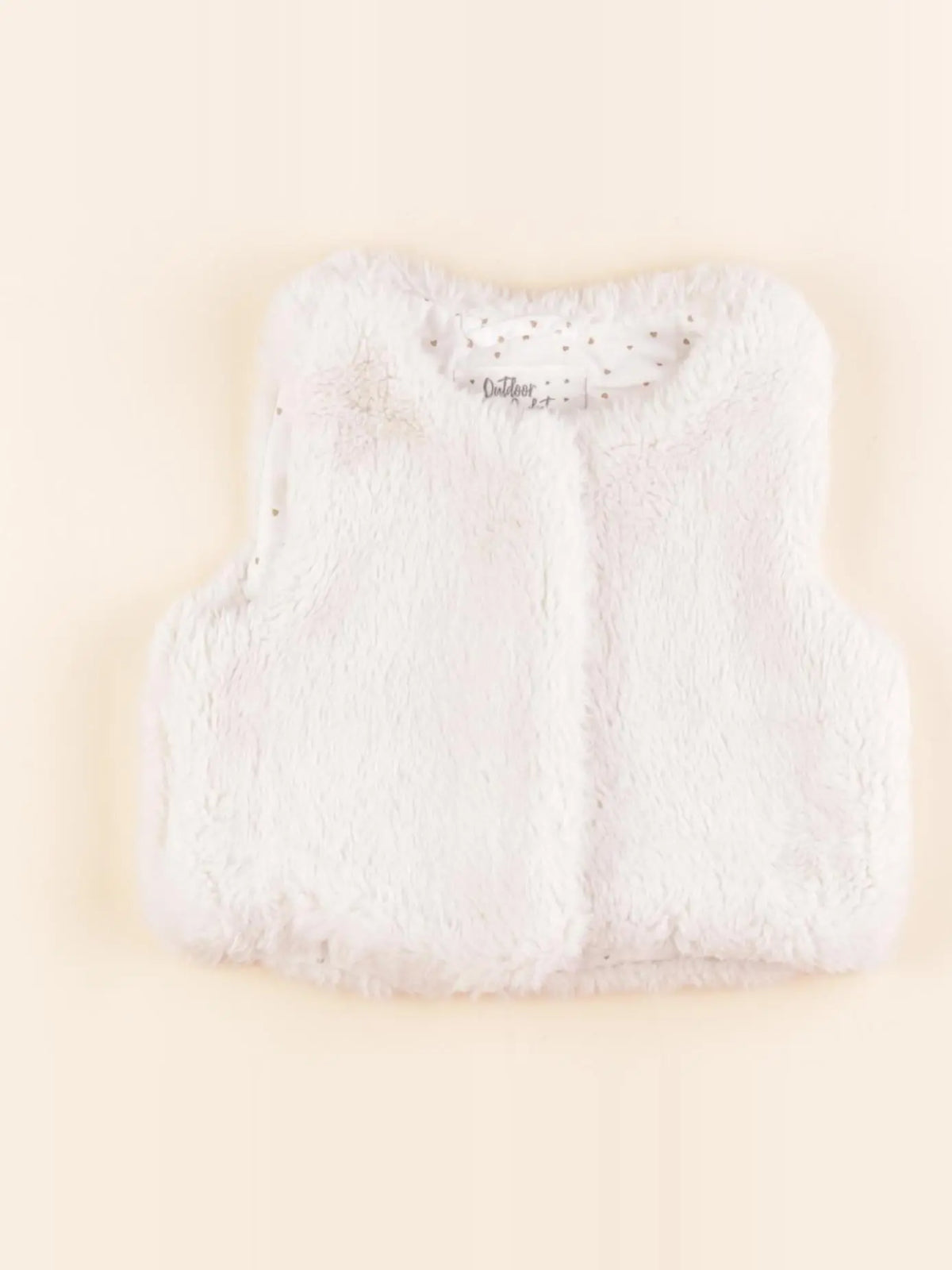 Vertbaudet - gilet blanc - 2 ans