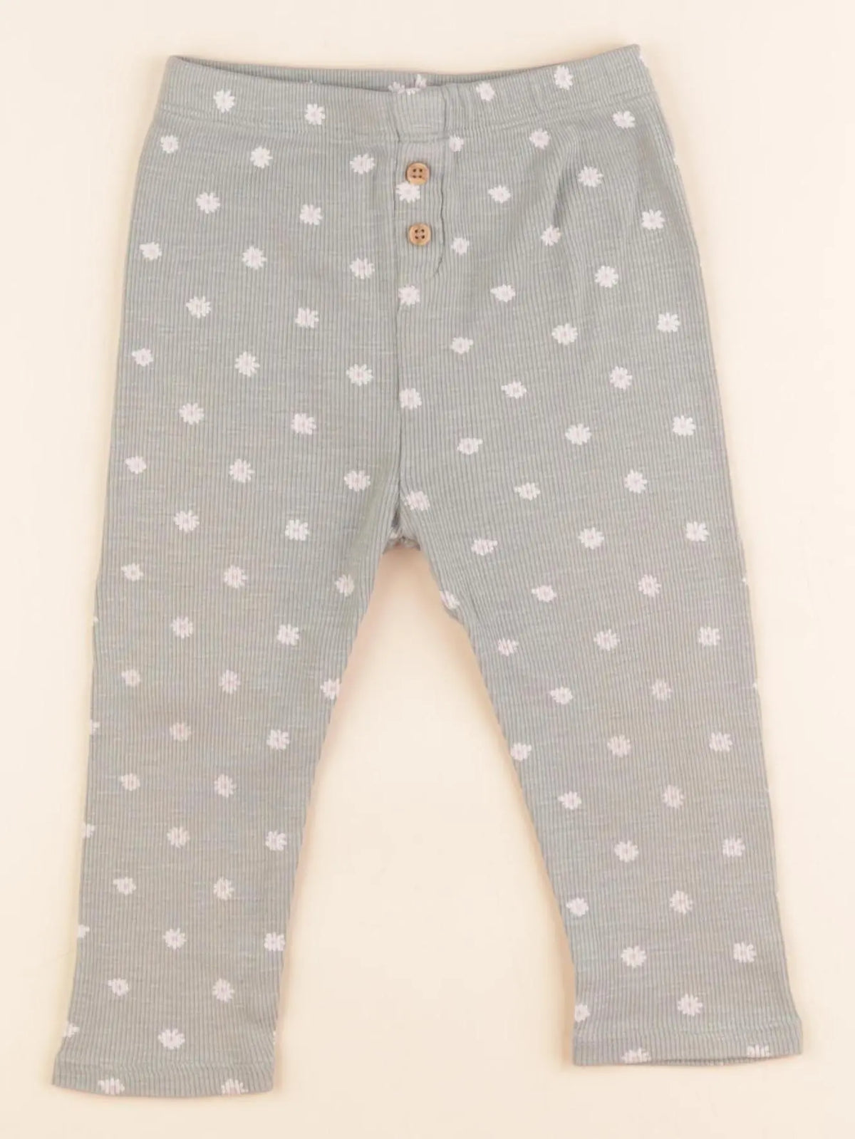 Vertbaudet - legging vert - 24 mois