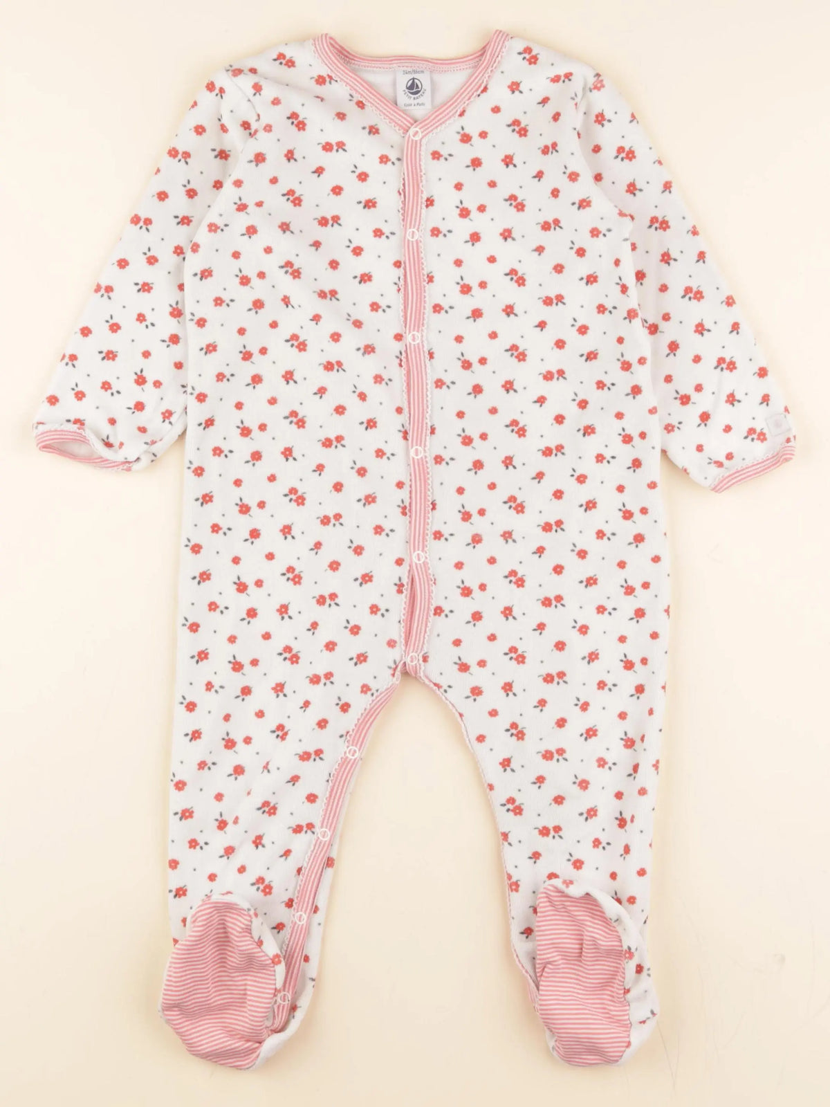 Pyjama velours rouge