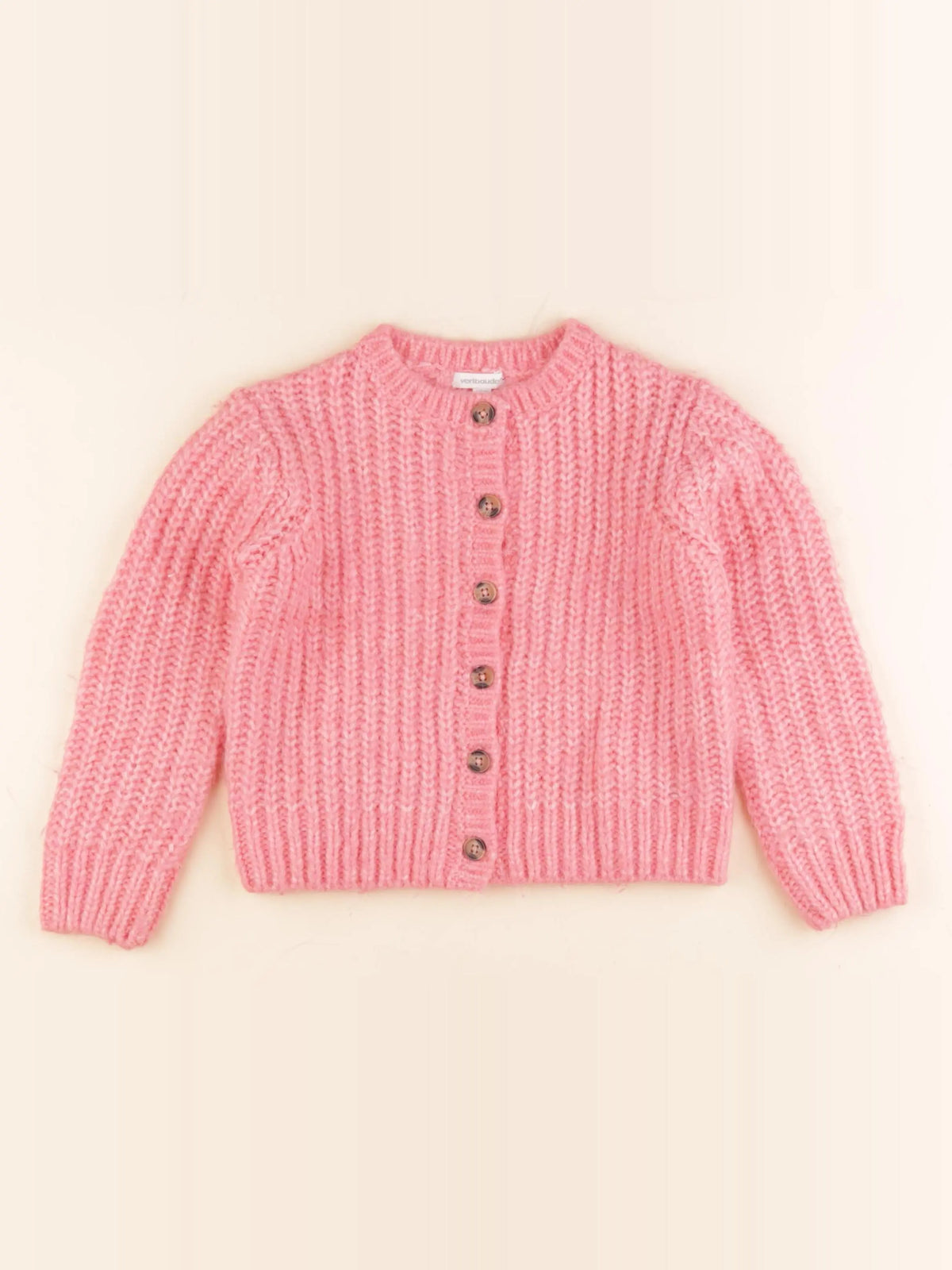 Vertbaudet - gilet rose - 5 ans