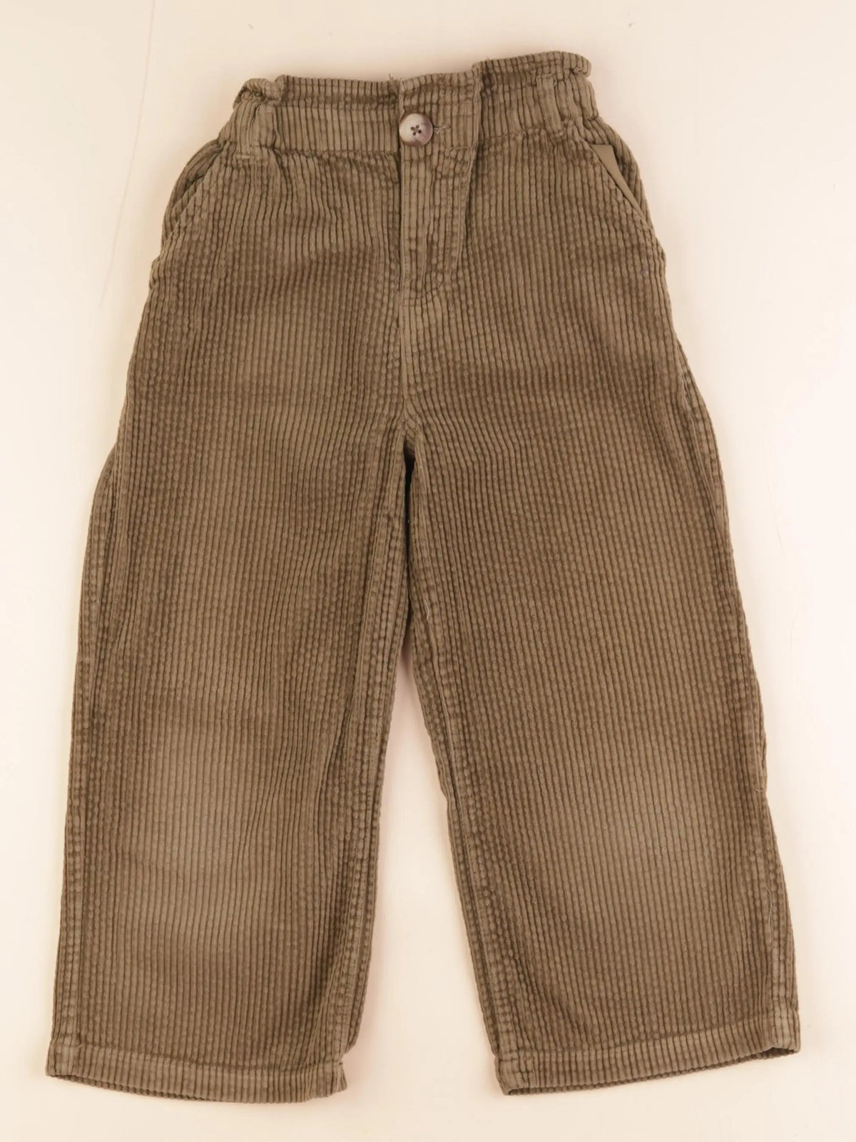 Vertbaudet - pantalon vert - 6 ans