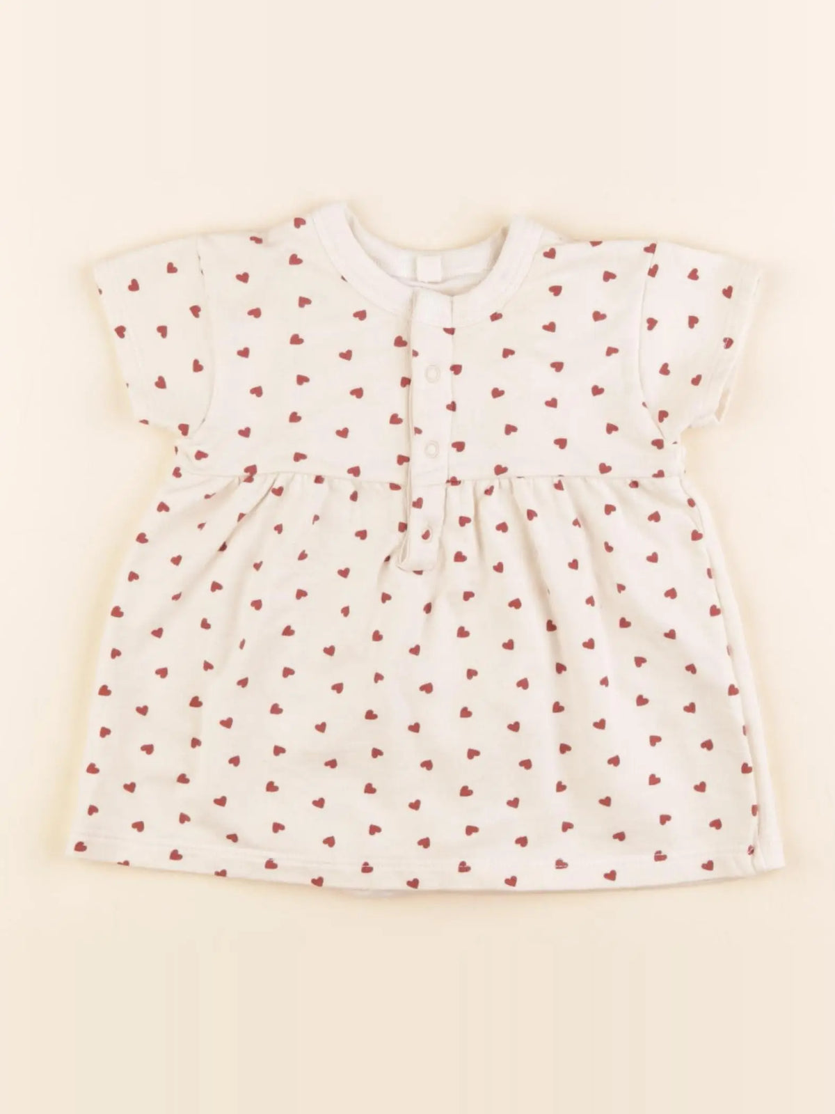 Petit Bateau - body robe beige - 3 mois