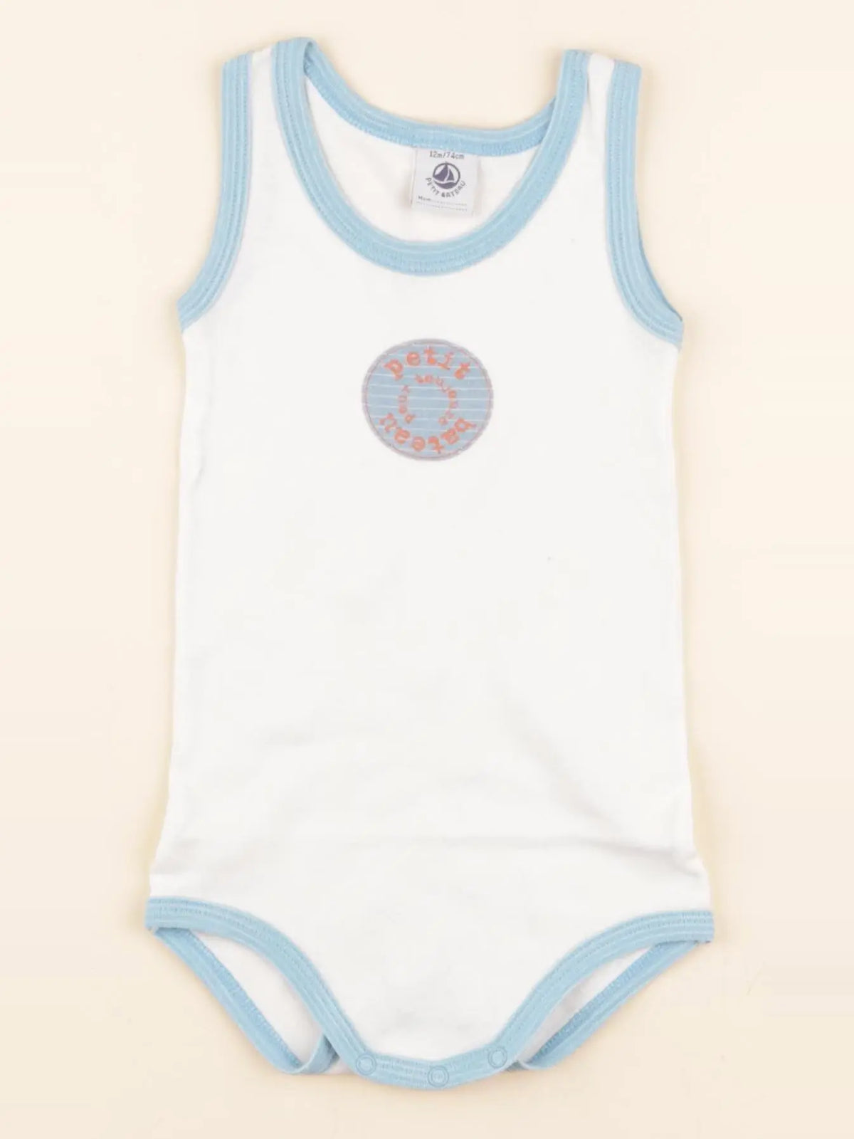 Body blanc, bleu