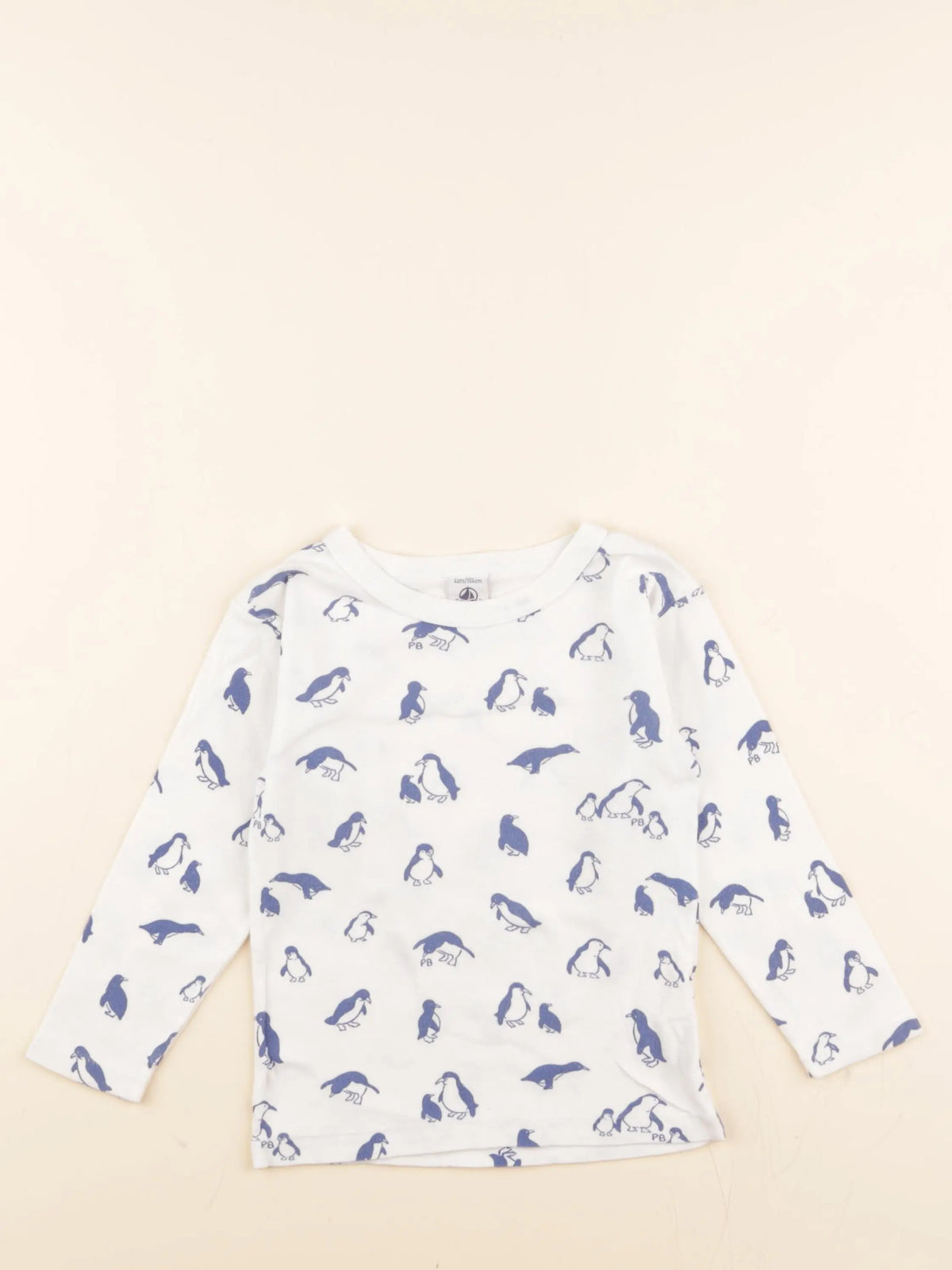 Maillot de corps blanc, bleu