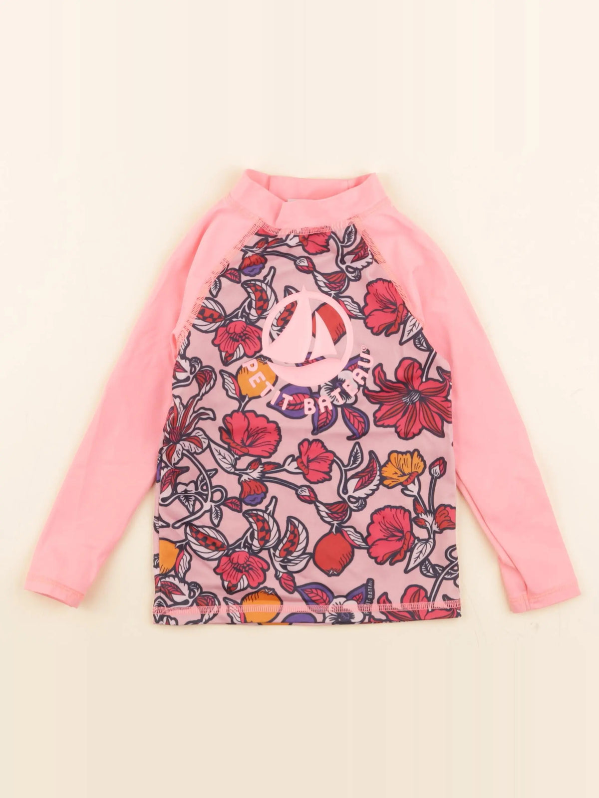 Tee-shirt de bain rose fluo
