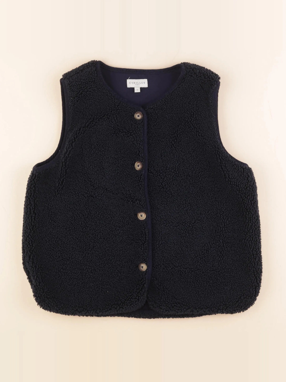 Cyrillus - gilet bleu - 12 ans