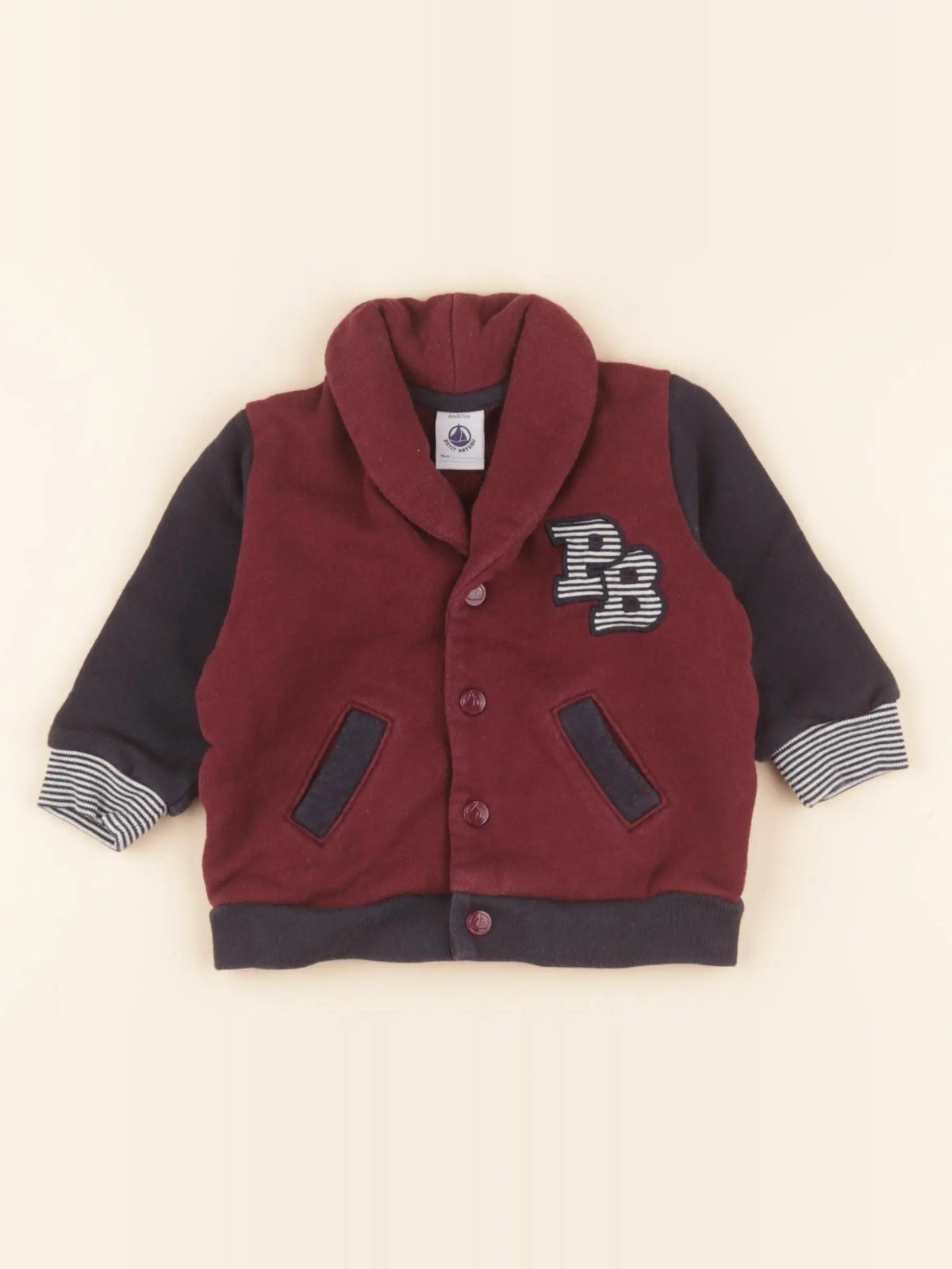 Sweat rouge, bleu