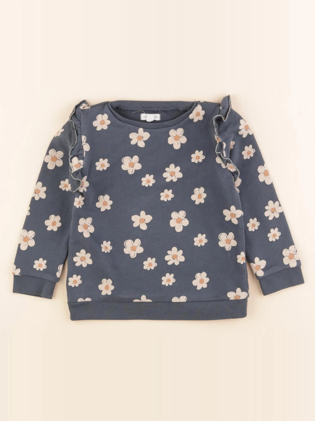 Vertbaudet - sweat bleu - 4 ans