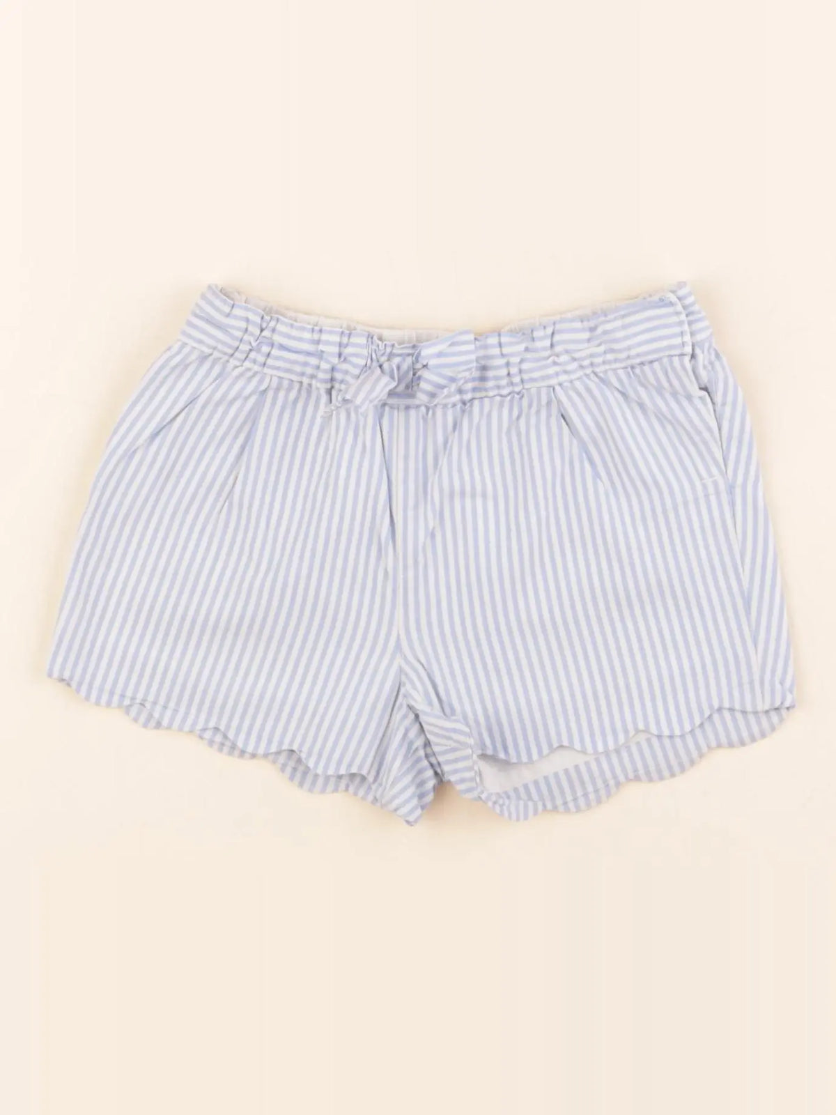 Cyrillus - short blanc, bleu - 24 mois
