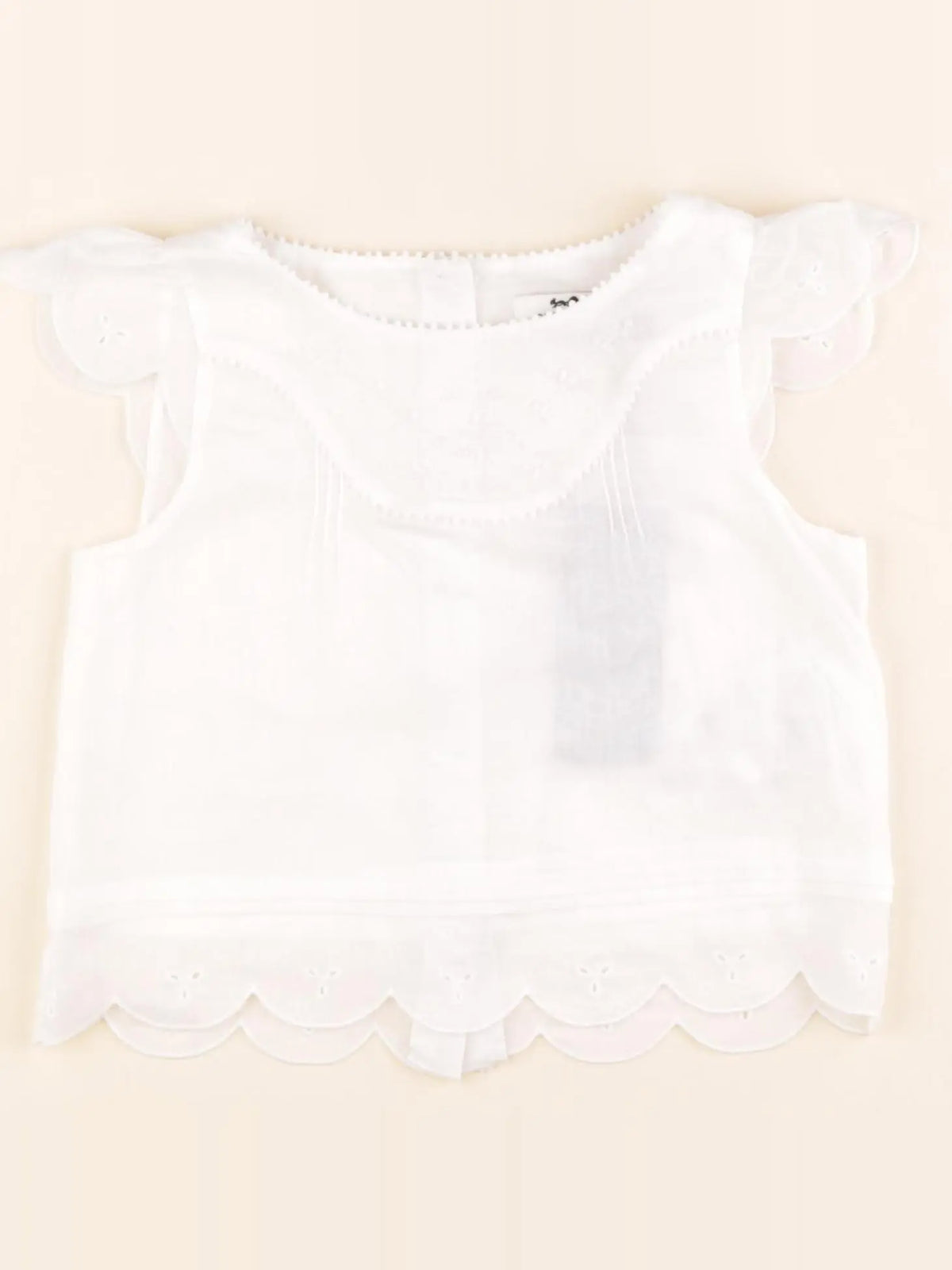 Cyrillus - blouse blanc - 6 ans