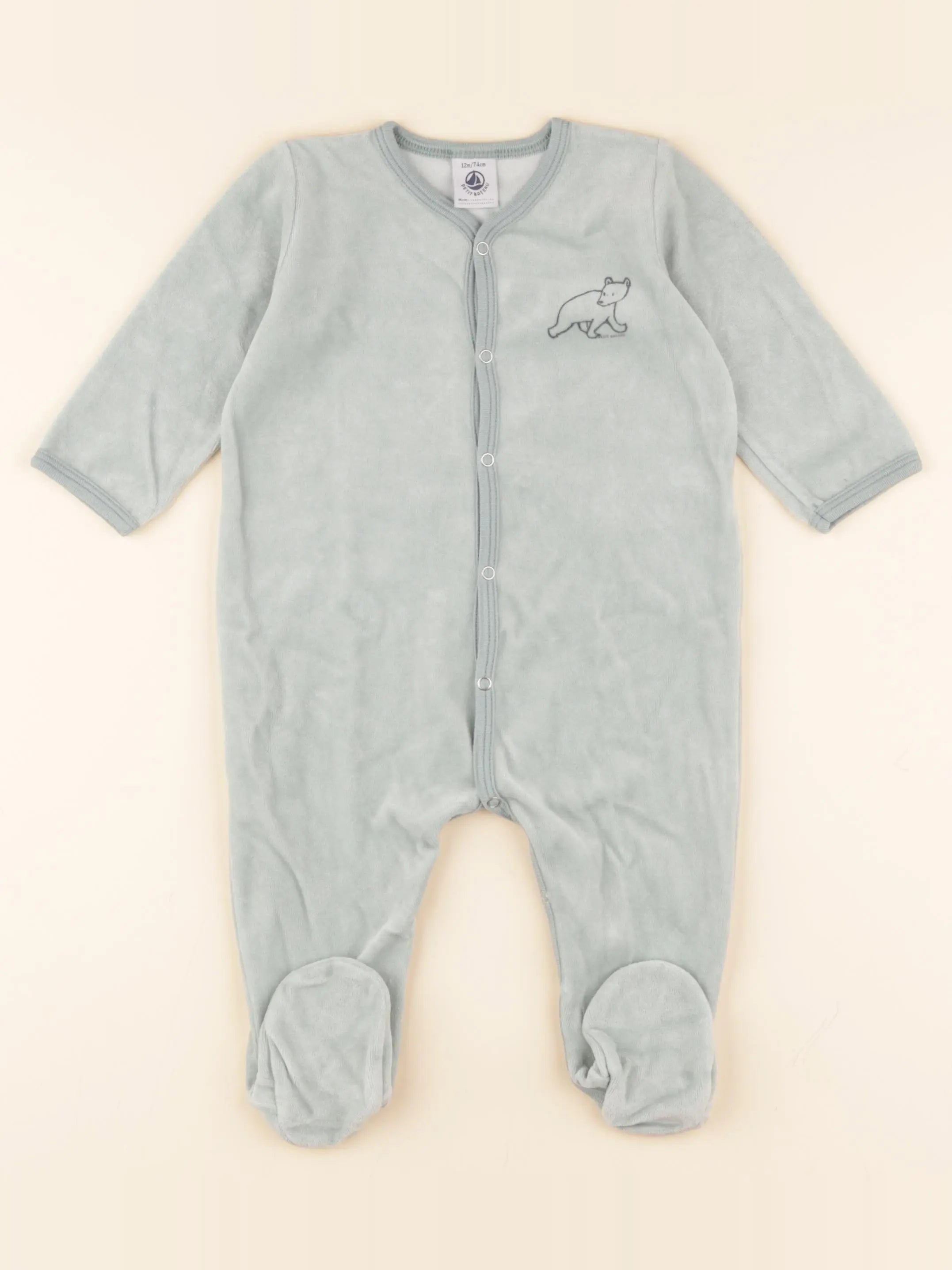 Pyjama velours vert