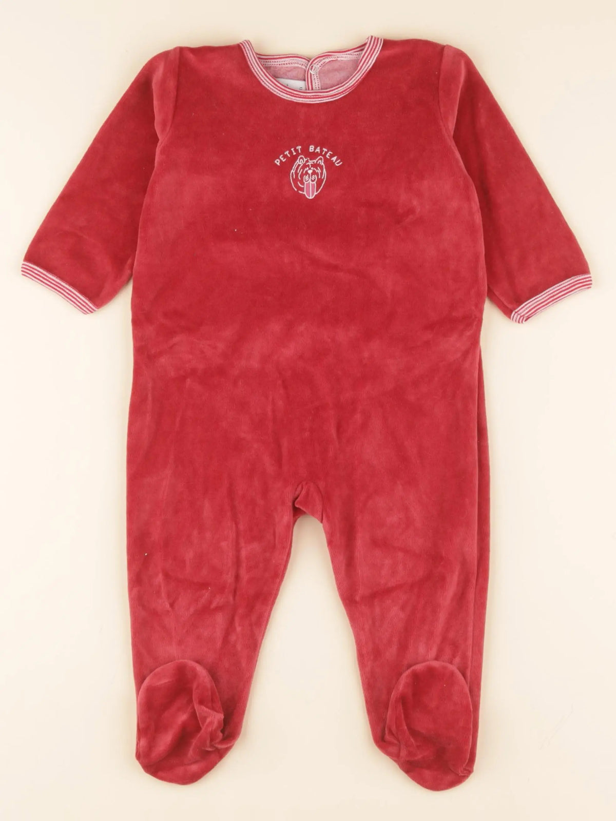 Pyjama velours rouge