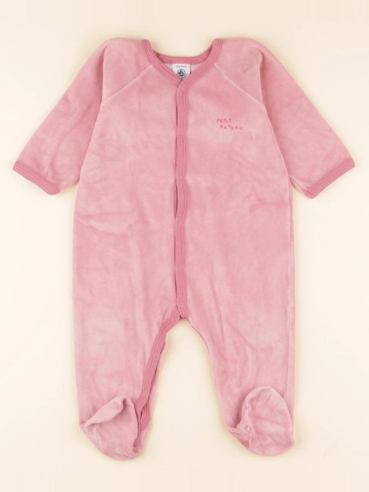 Pyjama velours rose