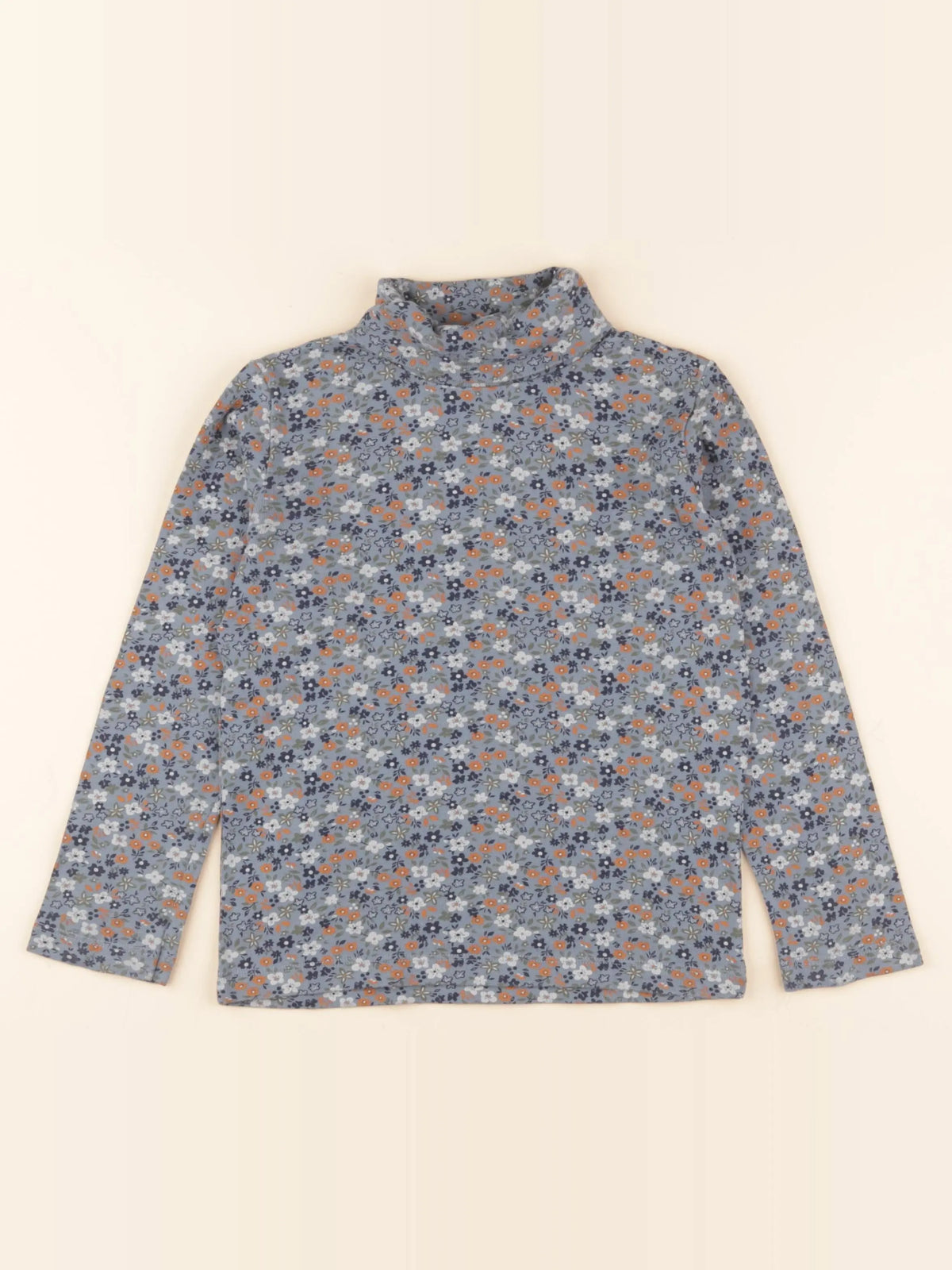 Sous-pull bleu, orange